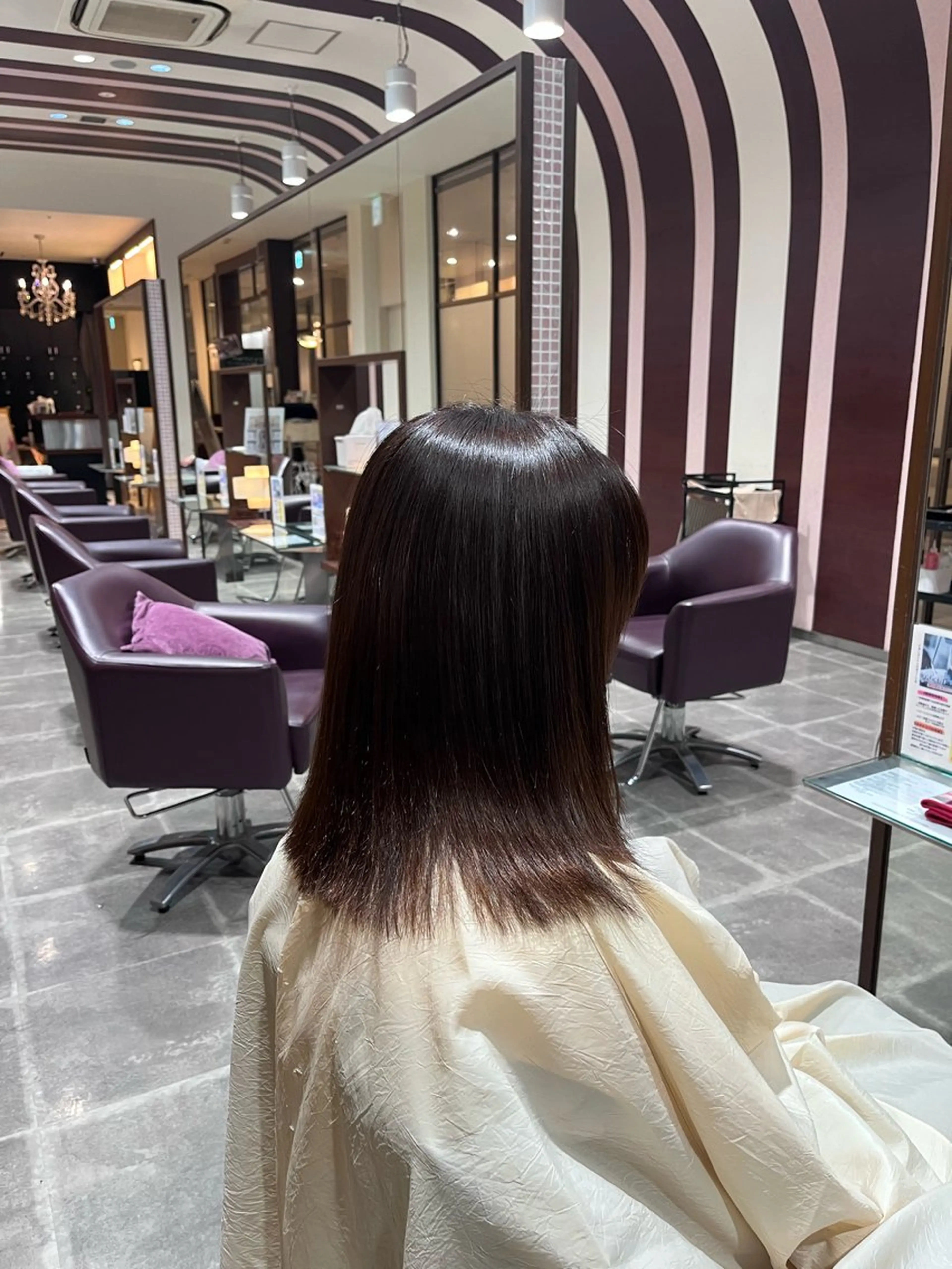 ミディアム 縮毛矯正 髪質改善 田中大貴のヘアスタイル