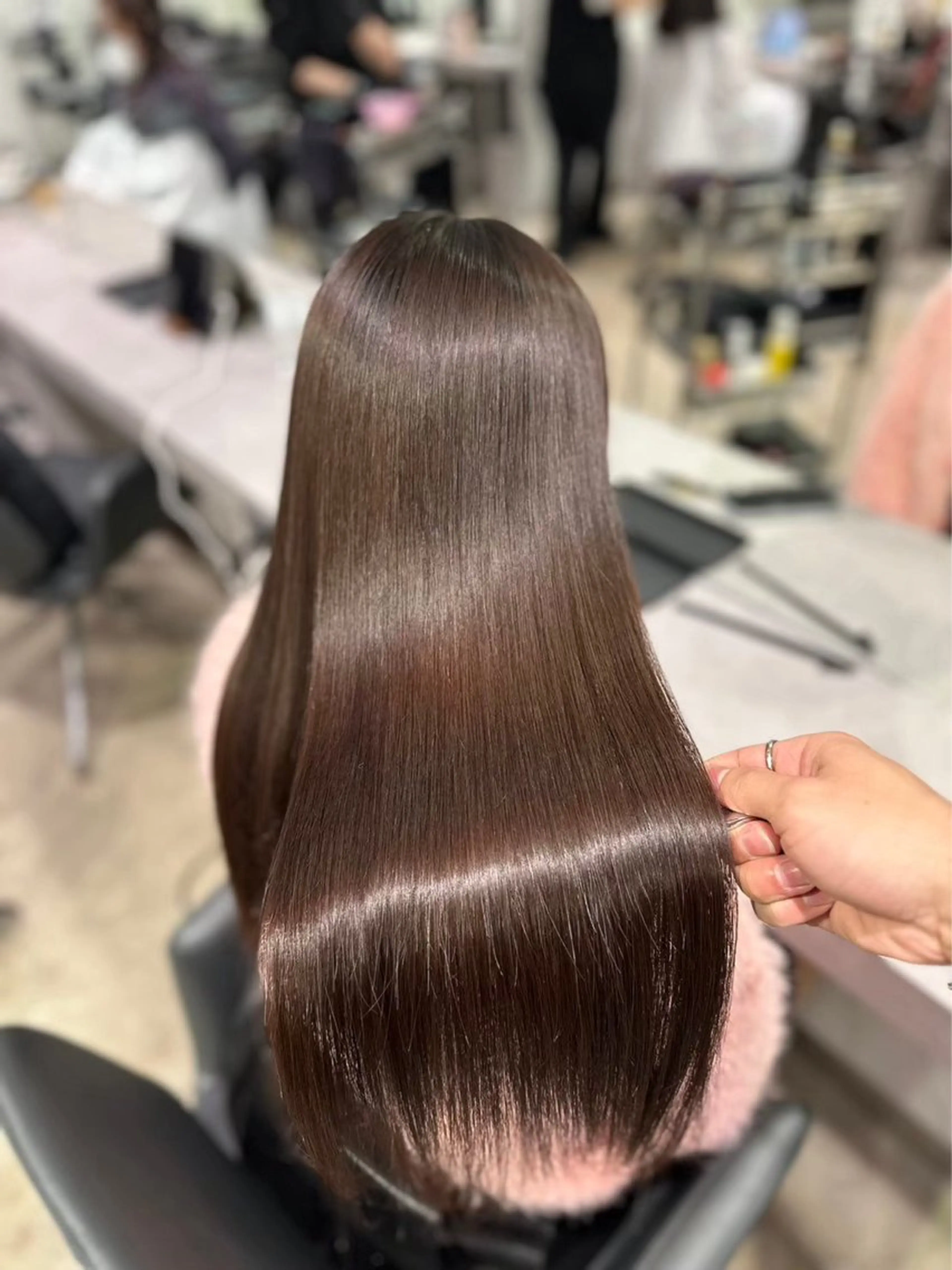 ロング 【ヤバ髪から美髪へ】 縮毛矯正特化アチワのヘアスタイル