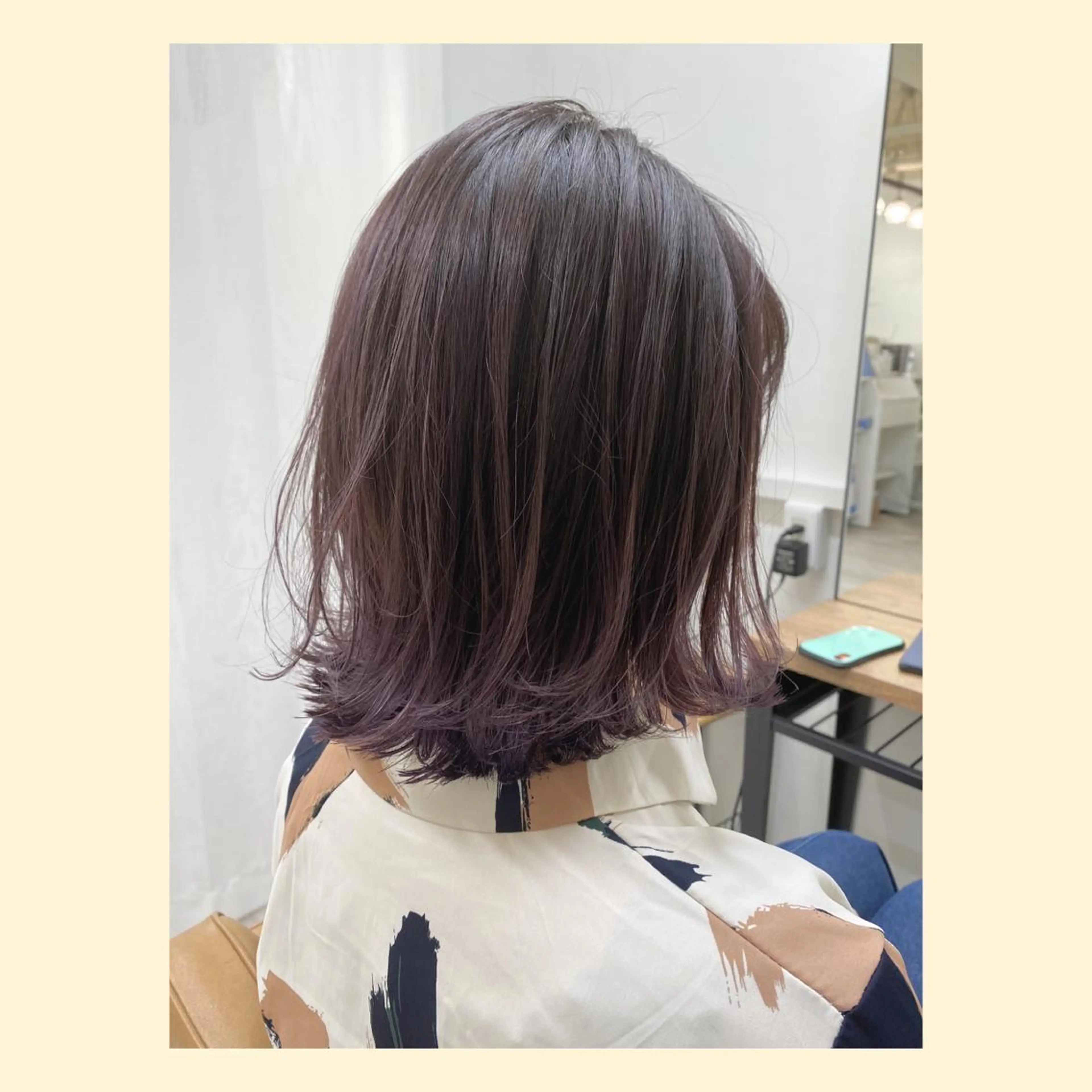 ミディアム カラー ショートボブ バレイヤージュ ブリーチ ケアブリーチ ダブルカラー 🌈ショート/レイヤ ーカット/中村崇宏のヘアスタイル