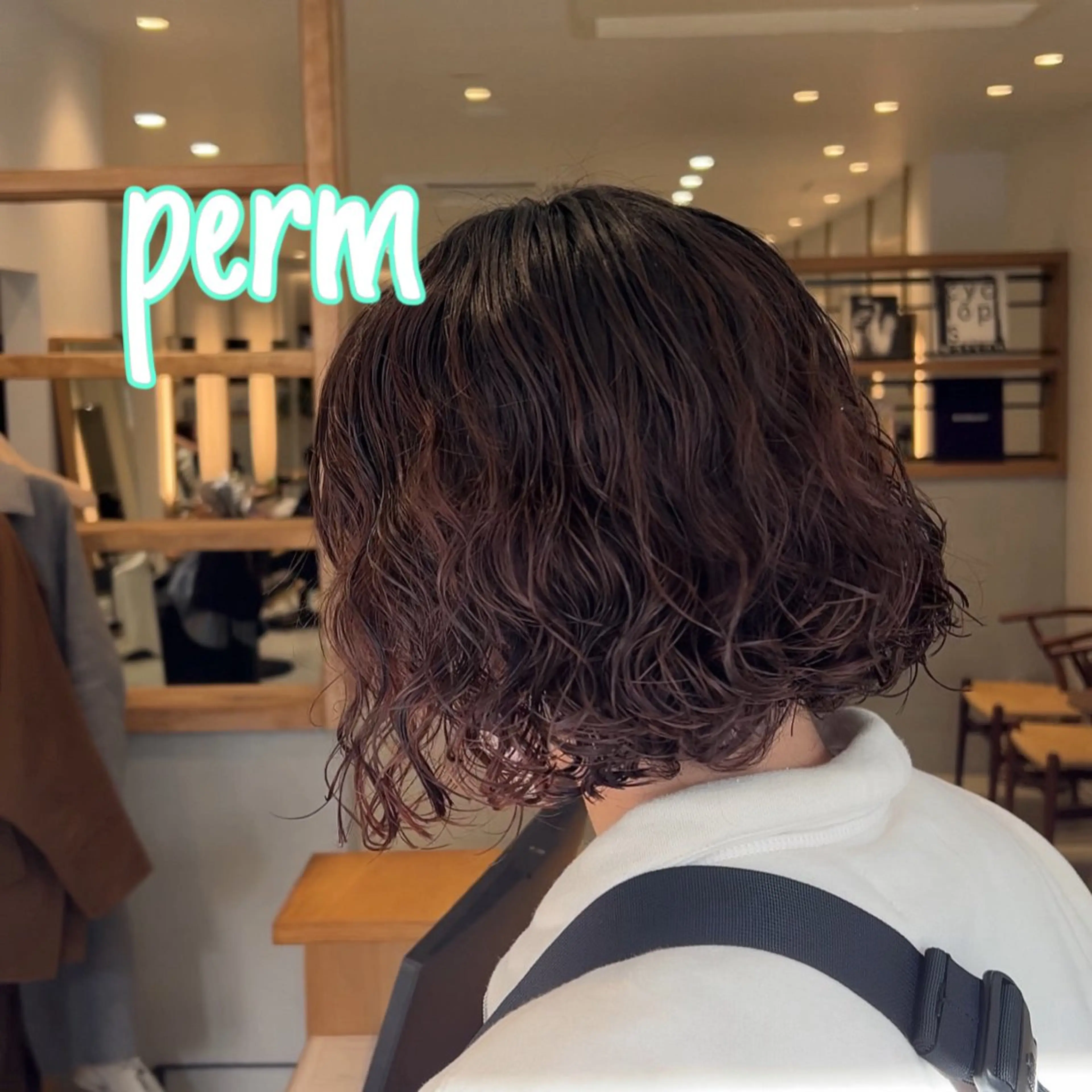 ショート パーマ パーマ/髪質改善 【榎本千夏】のヘアスタイル