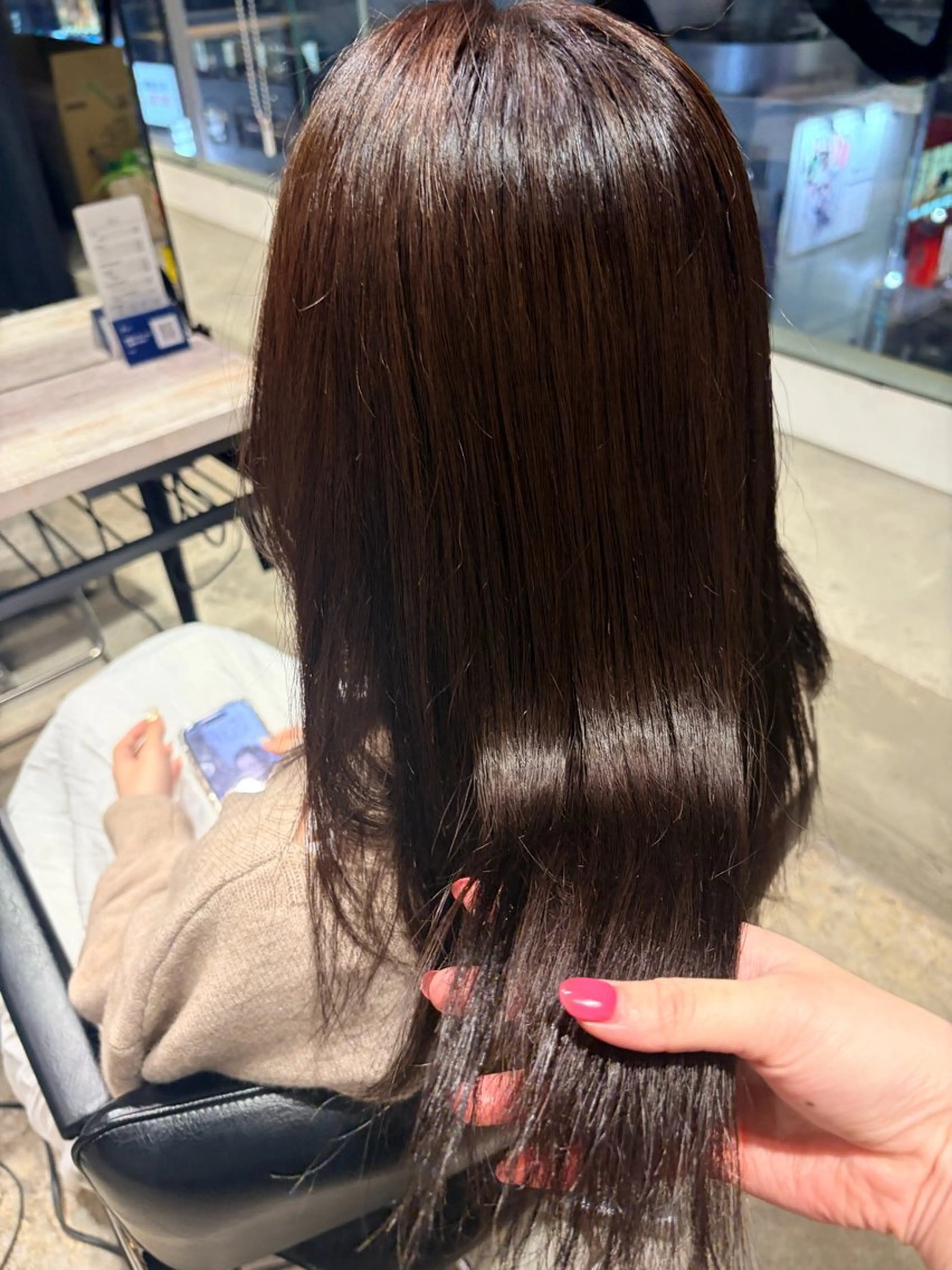 セミロング カラー 🕊️🌿 ひよりのヘアスタイル