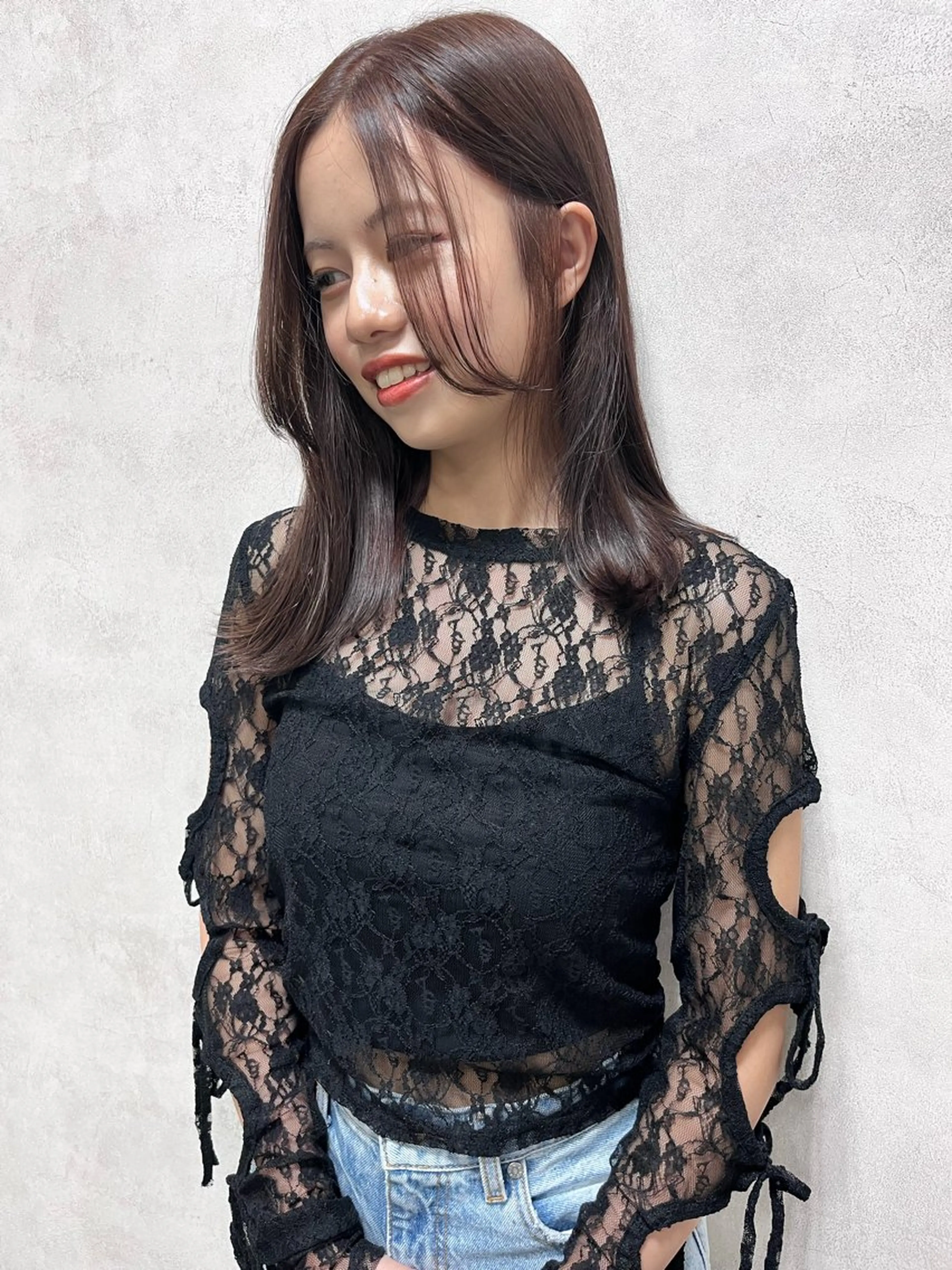 ミディアム 艶髪/縮毛矯正 /NATSUNOのヘアスタイル