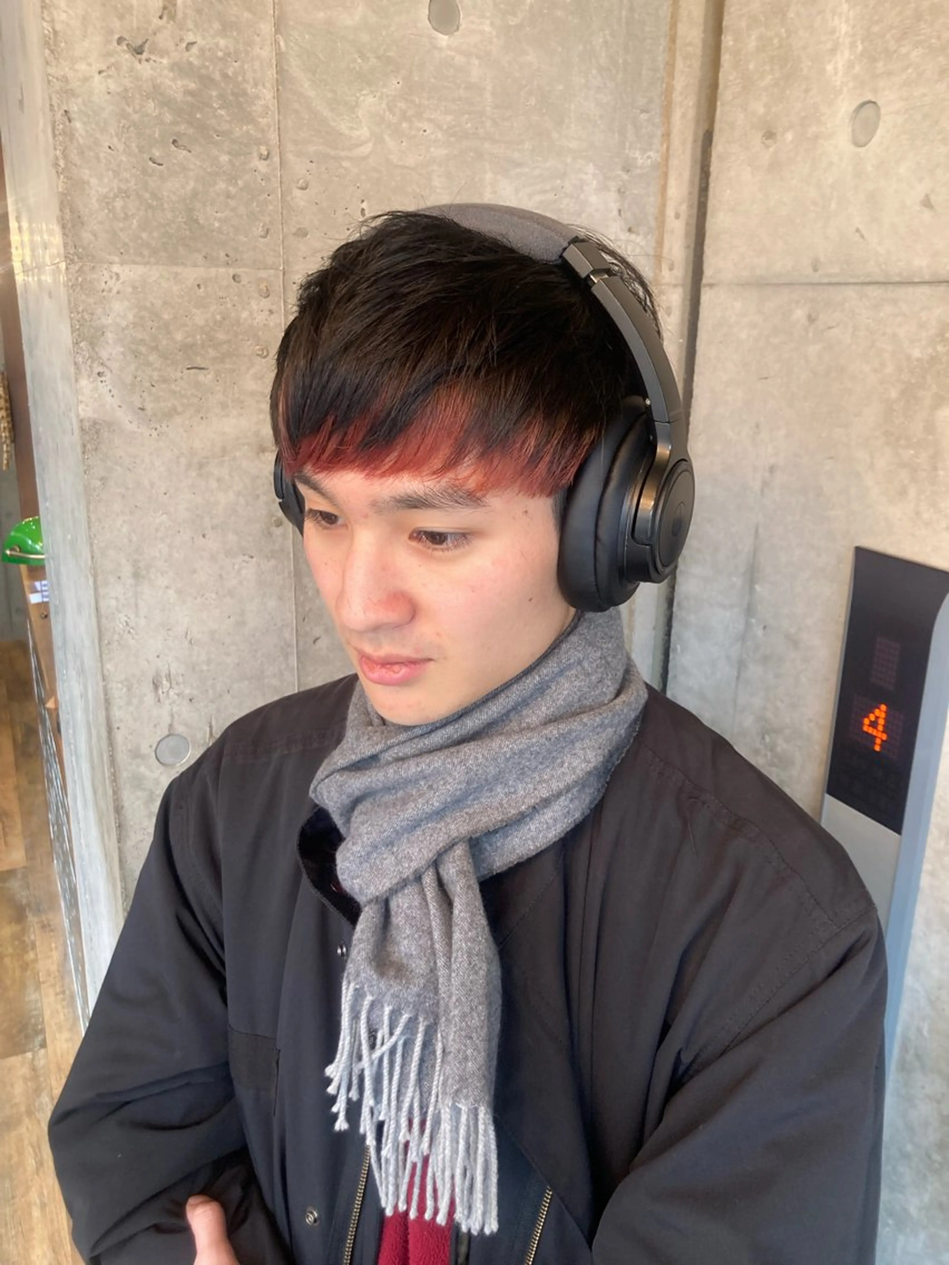 セミロング カラー メンズ 横浜美容室／暖色系 michika🌹のヘアスタイル