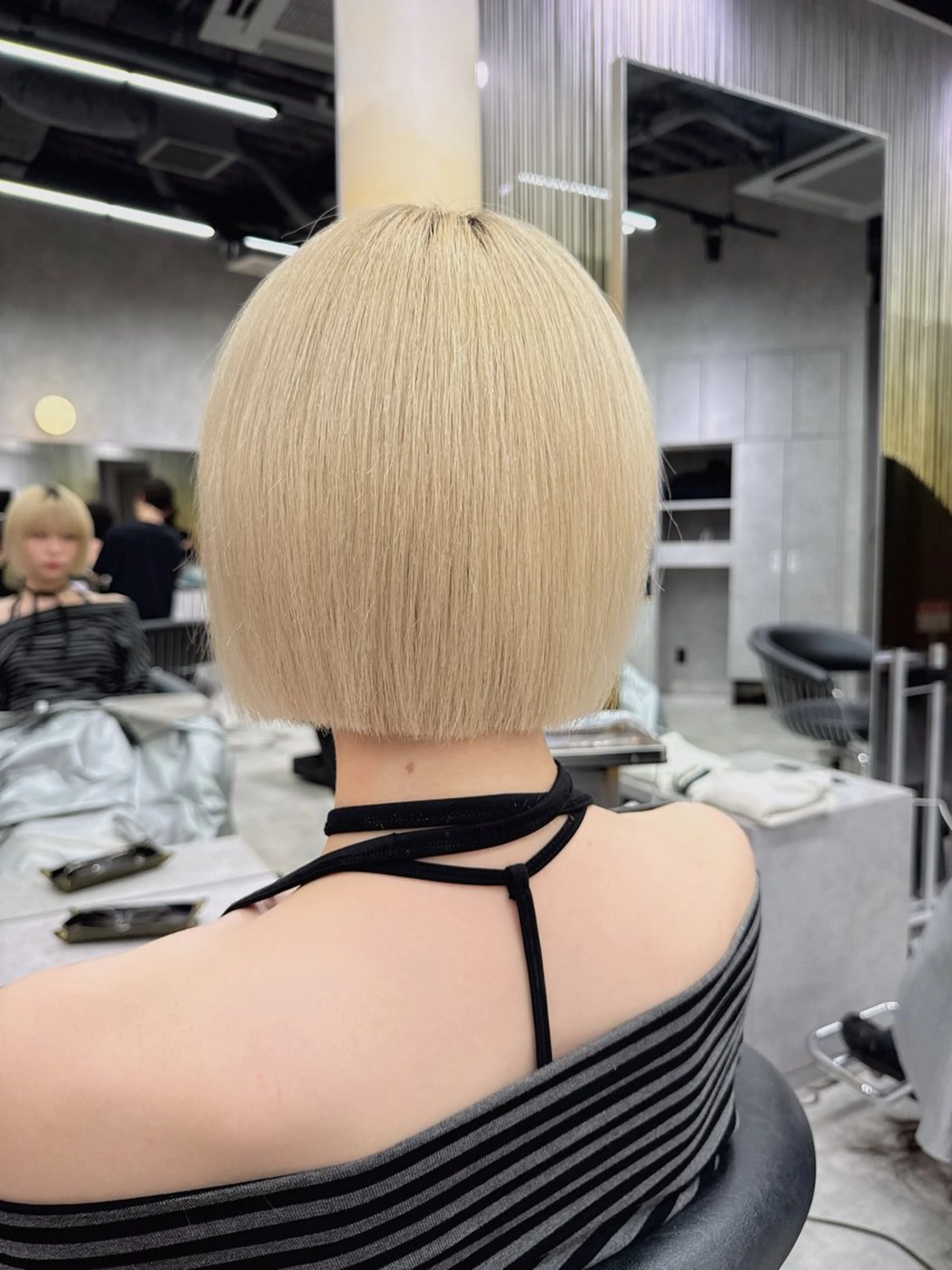 ショート youres hair恵比寿本店所属・縮毛矯正×レイヤー カット/飯田 輝のヘアスタイル