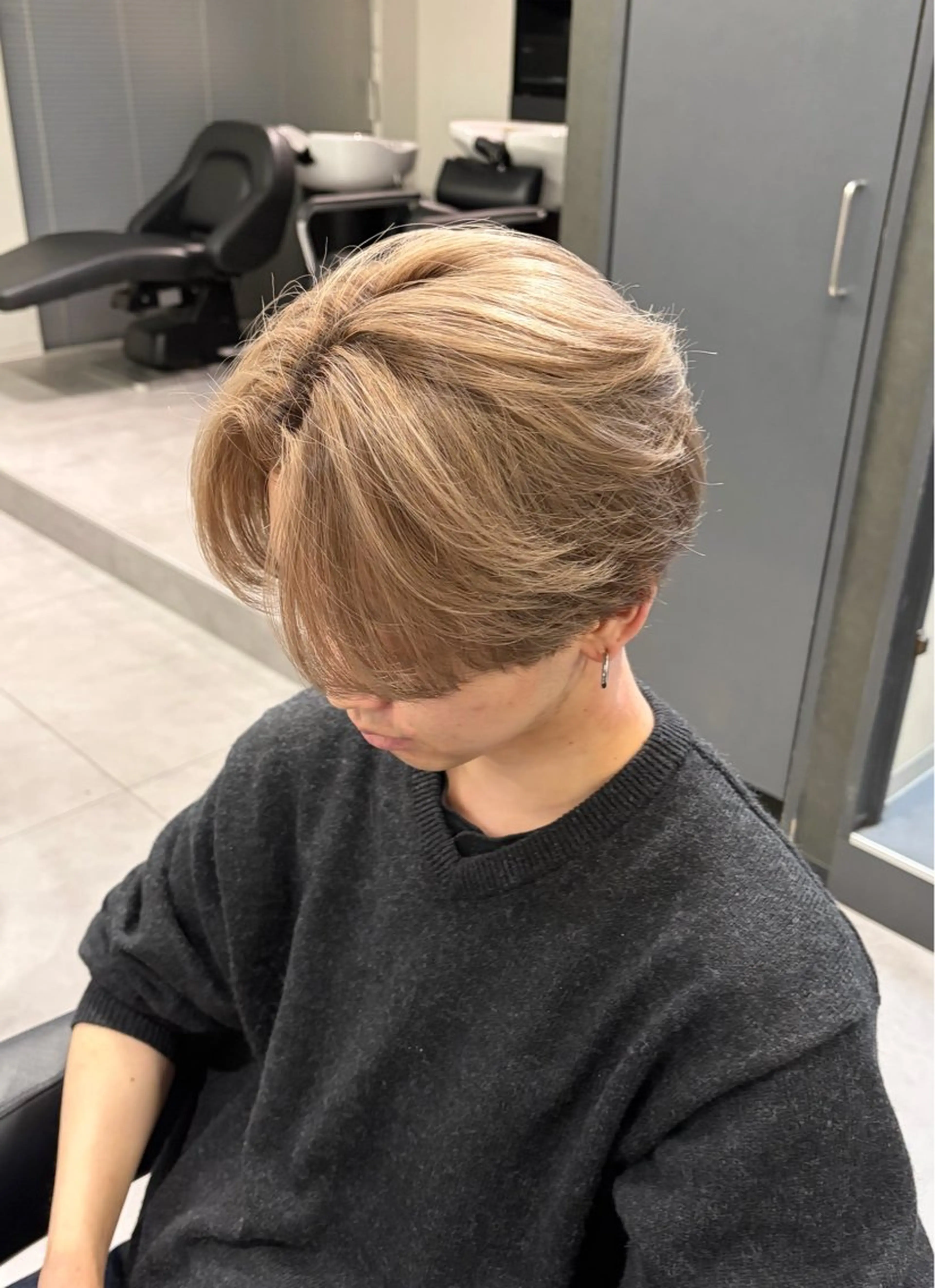 カラー メンズ カット ヘアカラー 波巻きパーマ /メンズ専門/そらのヘアスタイル