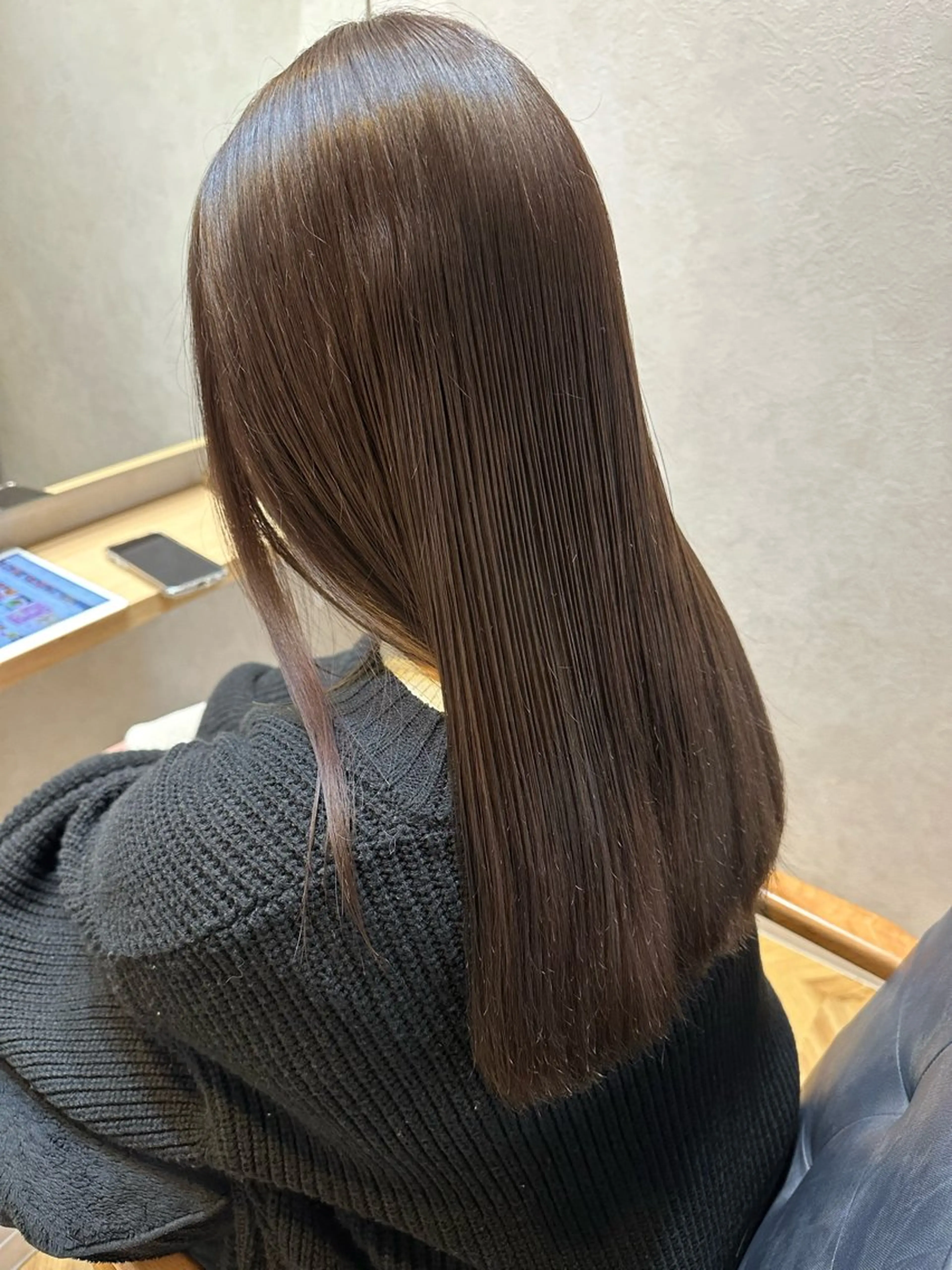 ロング トリートメント newi まーぼーのヘアスタイル