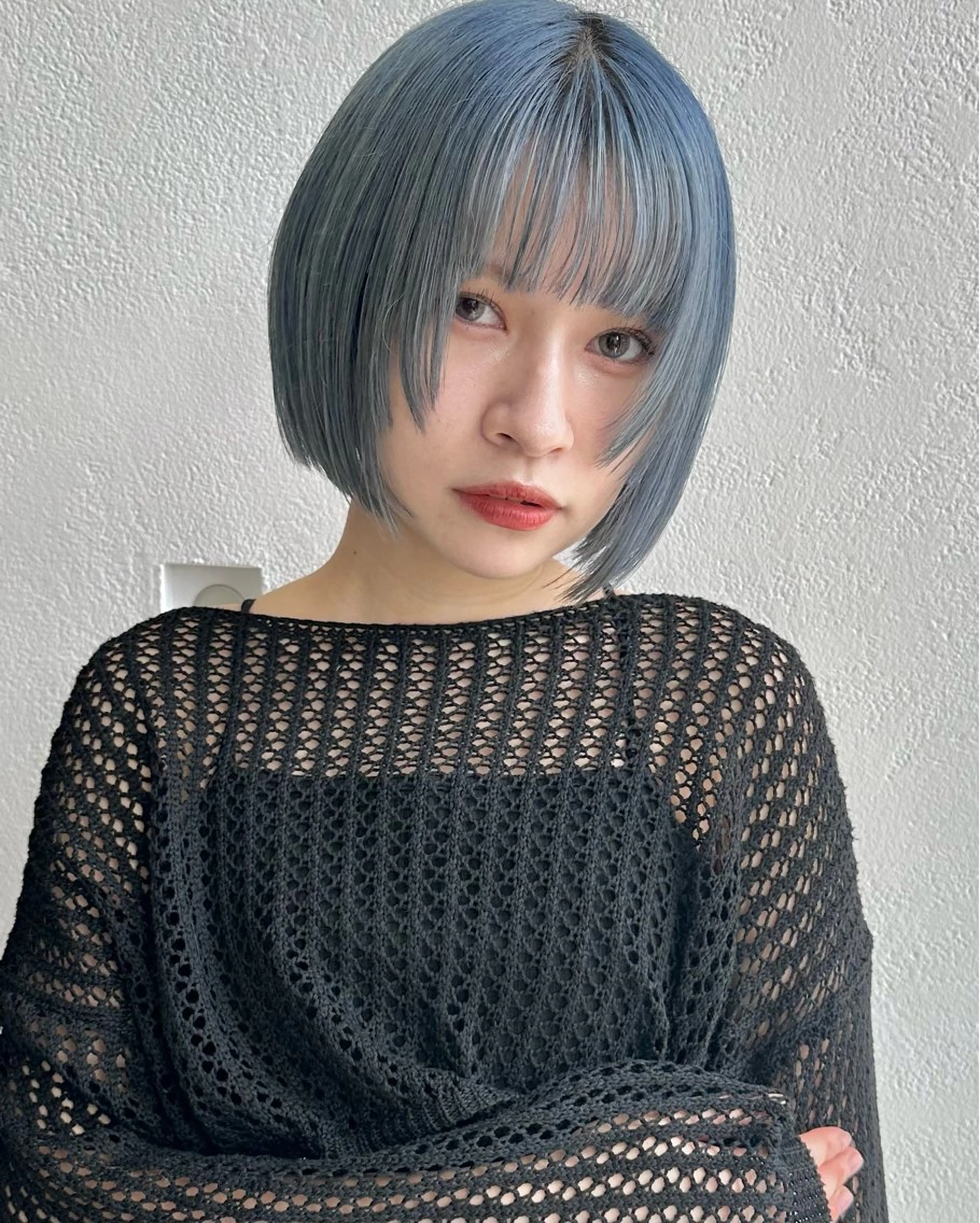 ミディアム カラー ブリーチ ケアブリーチ ハイトーンカラー ボブ ヘアカラー トリートメント インナーカラー/レイ ヤーカット♡/マキシのヘアスタイル