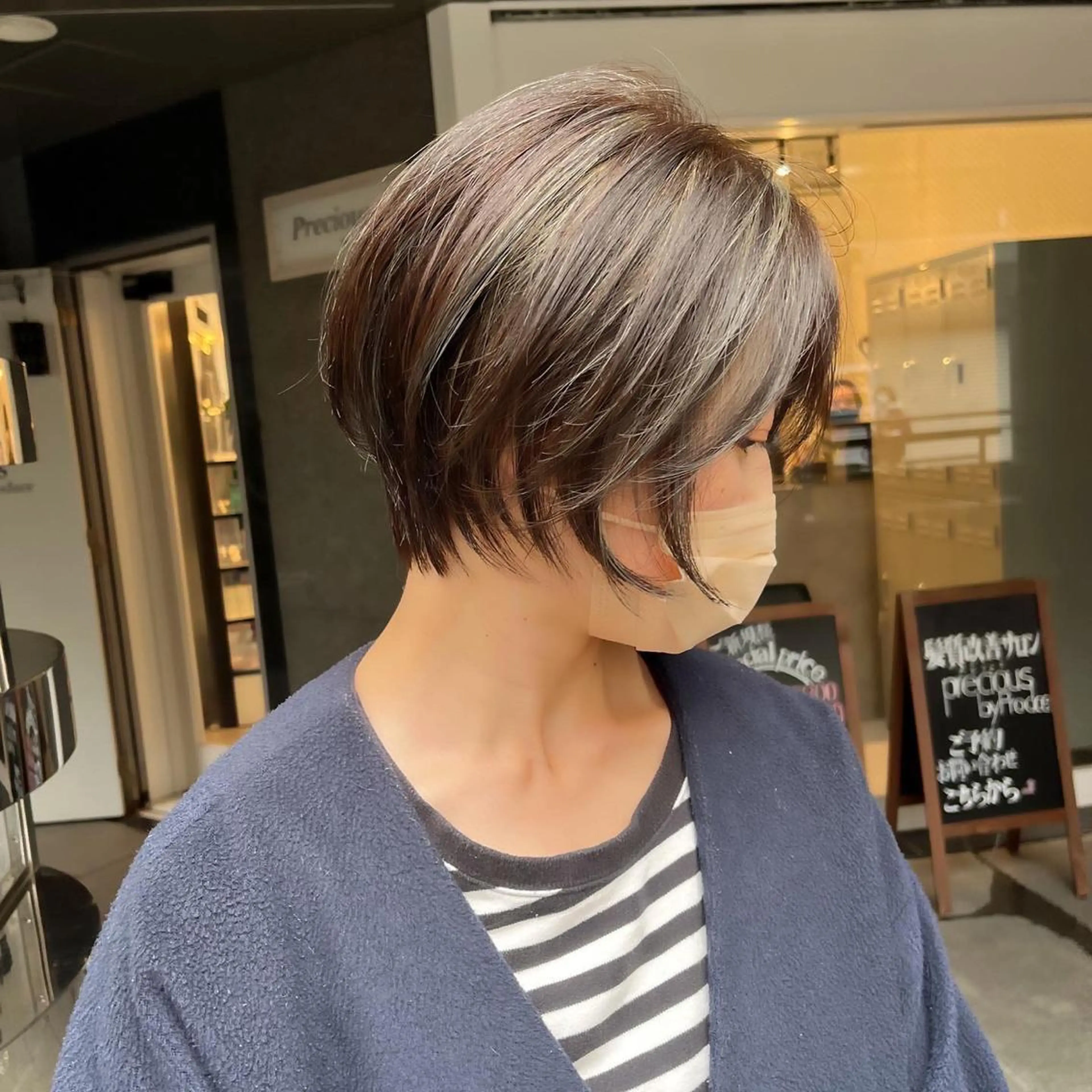 ショート カラー 美容室 HAKUAのヘアスタイル