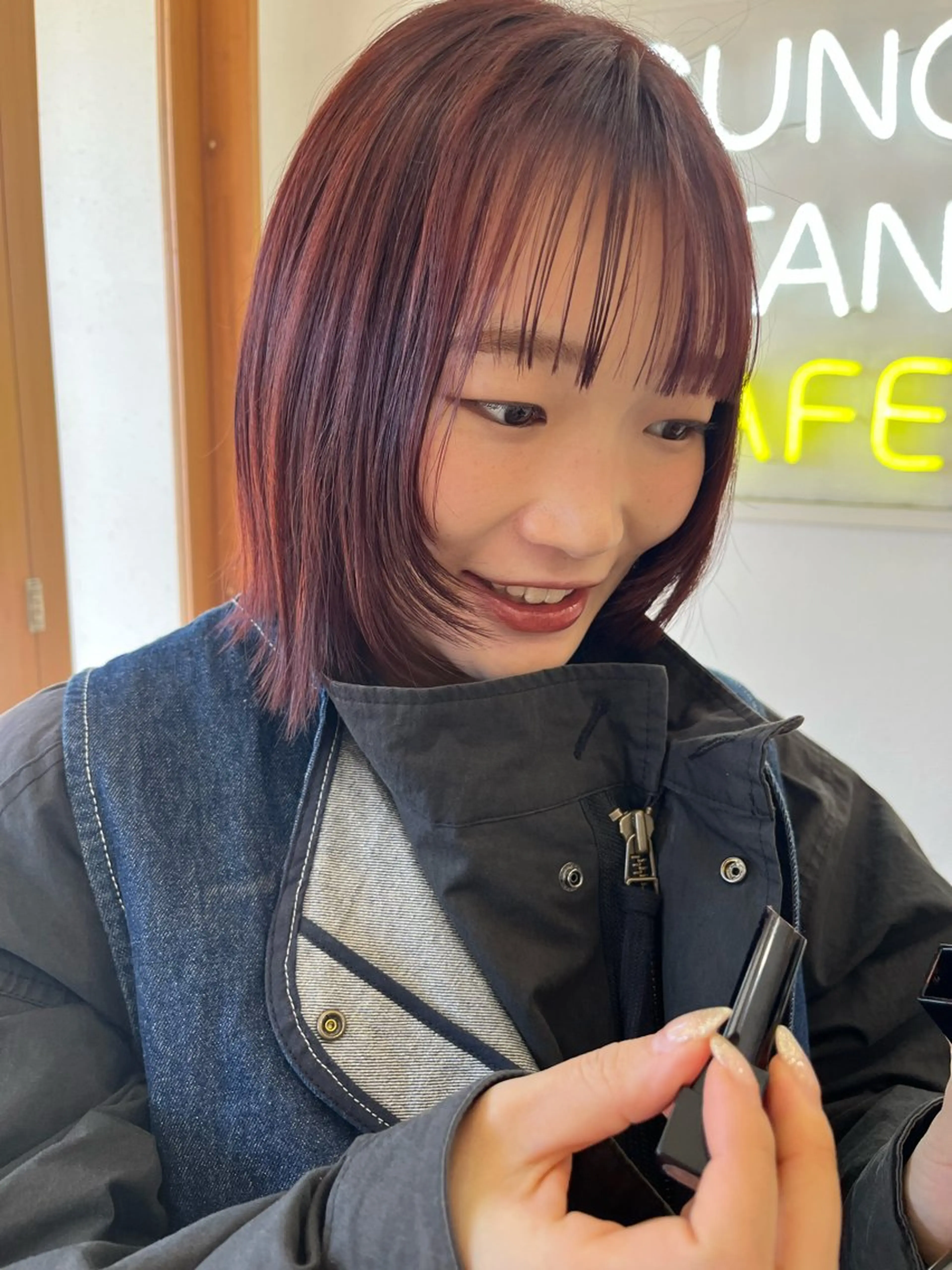 ショート カラー カット ヘアカラー トリートメント 🌼sunc HINAMI🌼のヘアスタイル