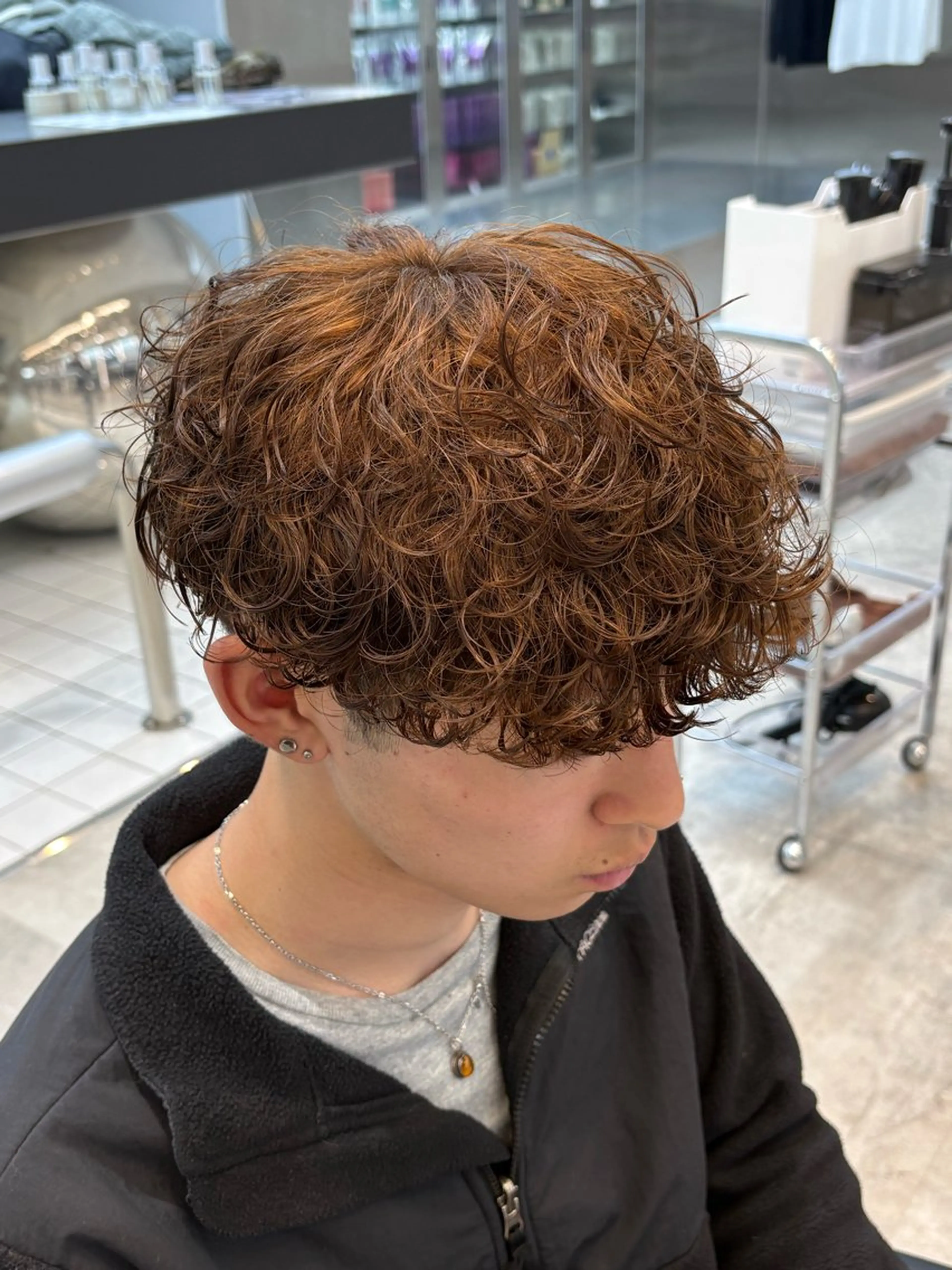 カラー パーマ メンズ カット ヘアカラー パーマ fifth 武正 琉生のヘアスタイル