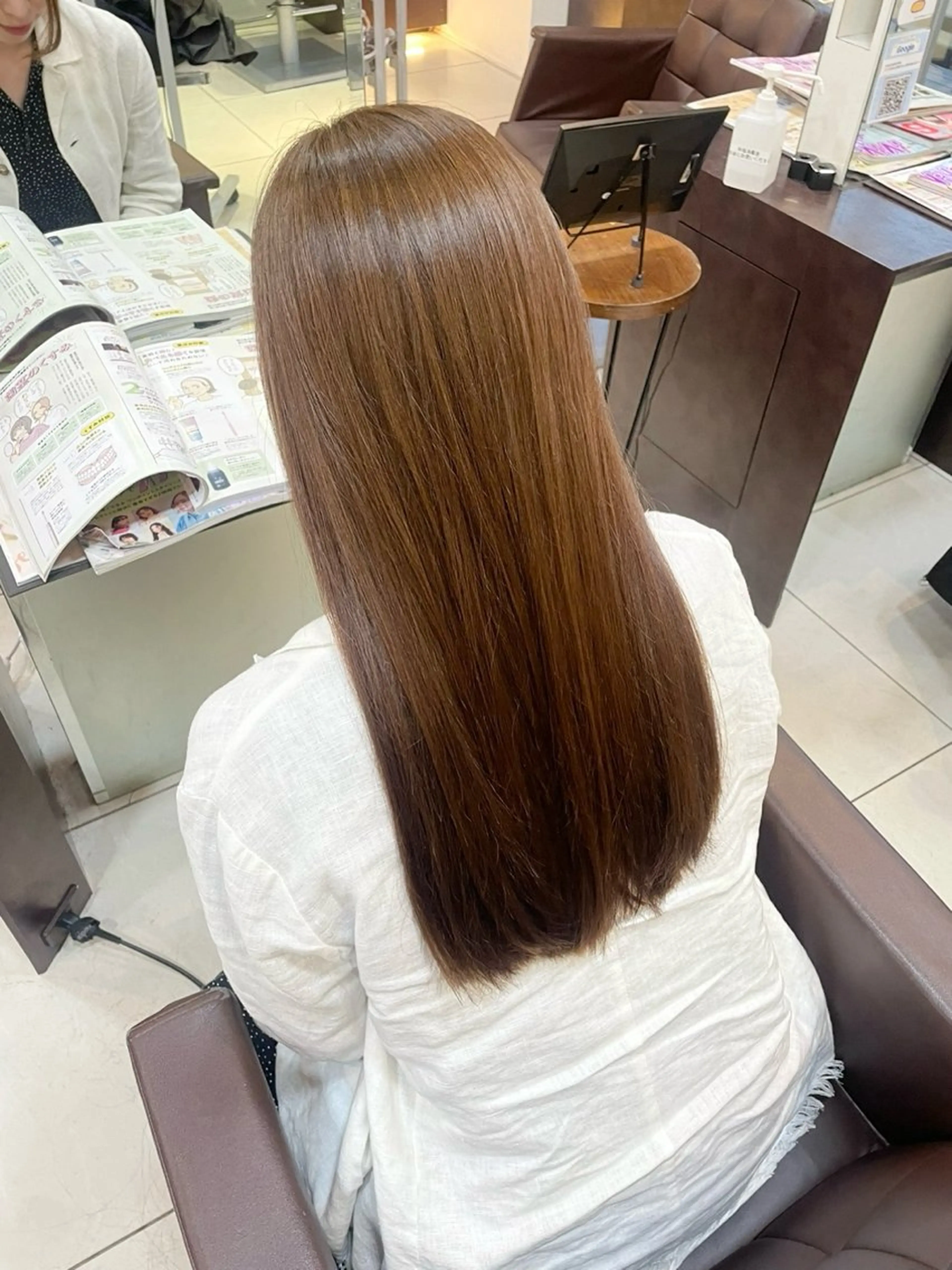 ロング 髪質改善/艶カラー 縮毛矯正/晴のヘアスタイル