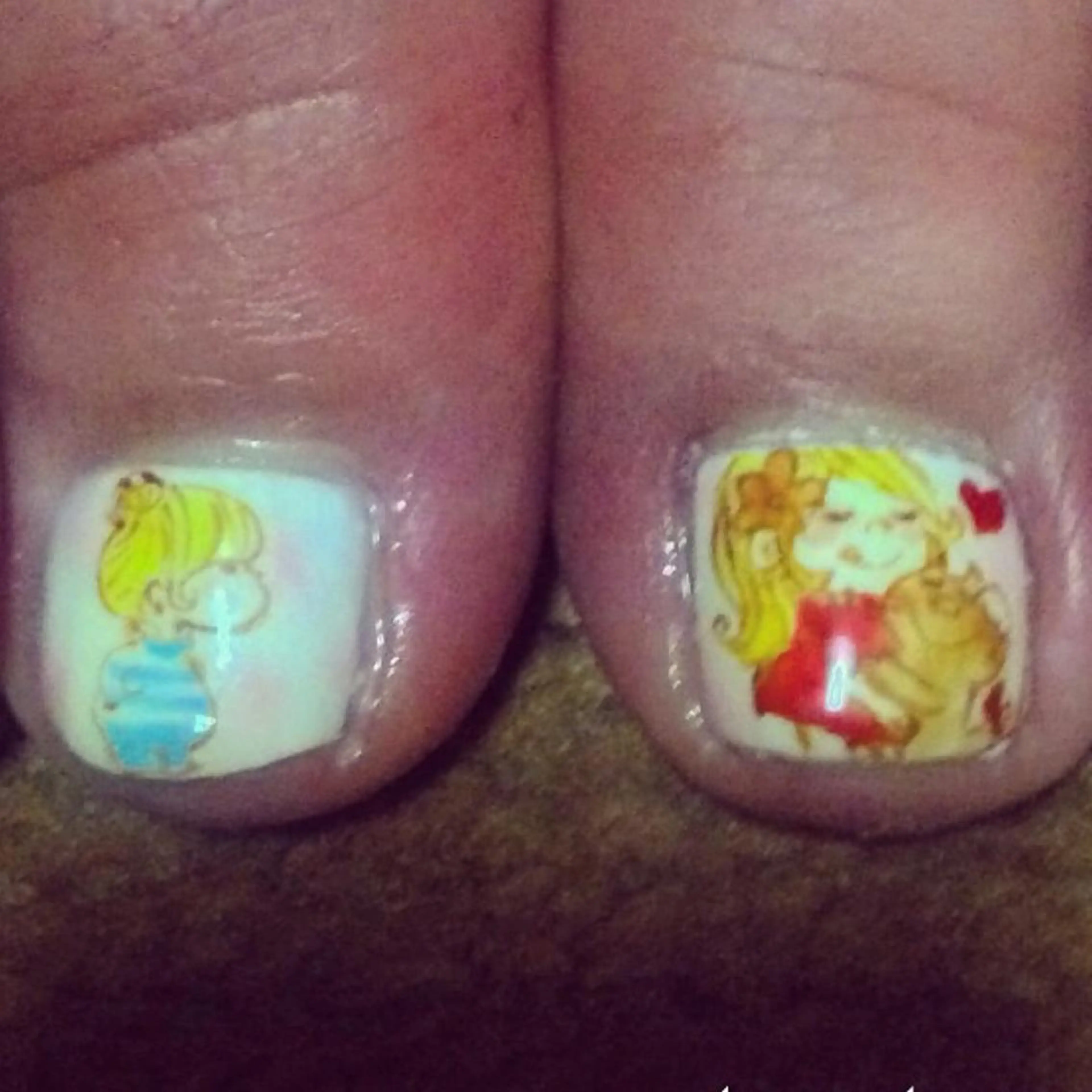 ネイル フットネイル thrush nailsのネイルデザイン