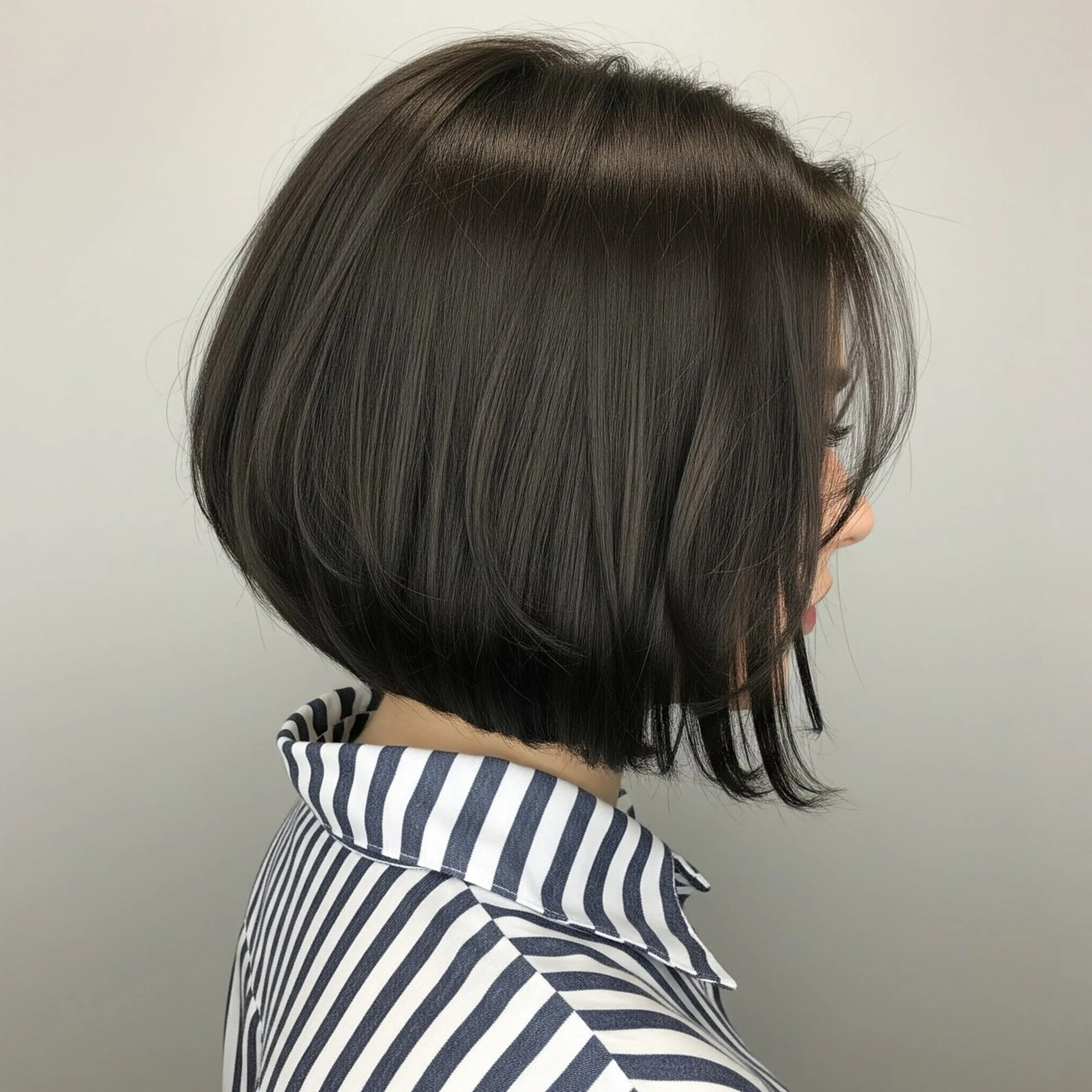 ショート ツヤツヤ縮毛矯正 /美髪カラー 小山のヘアスタイル