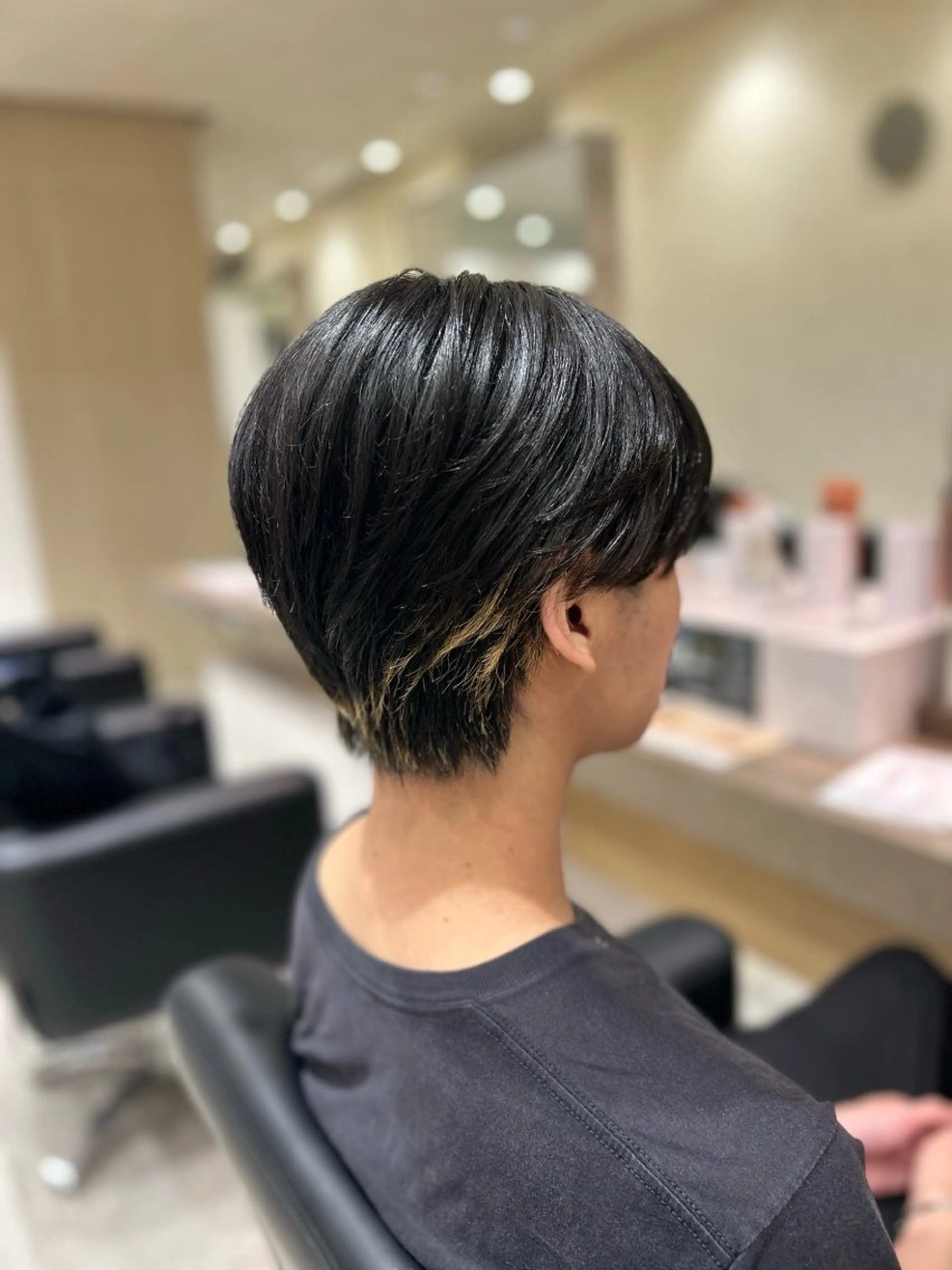 ショート メンズ メンズモデル板橋 島田依杏のヘアスタイル