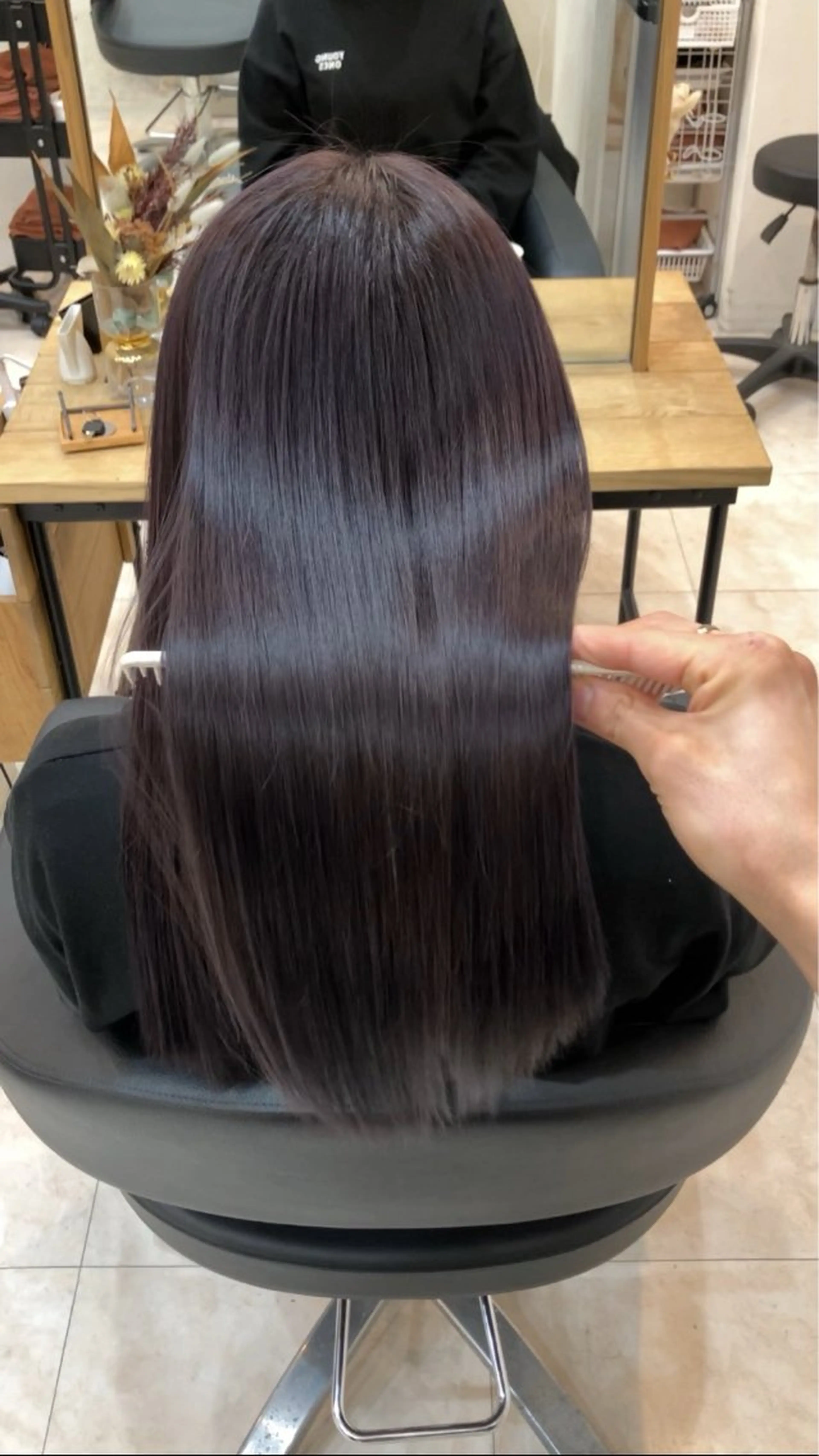 ロング 青野 銀河のヘアスタイル