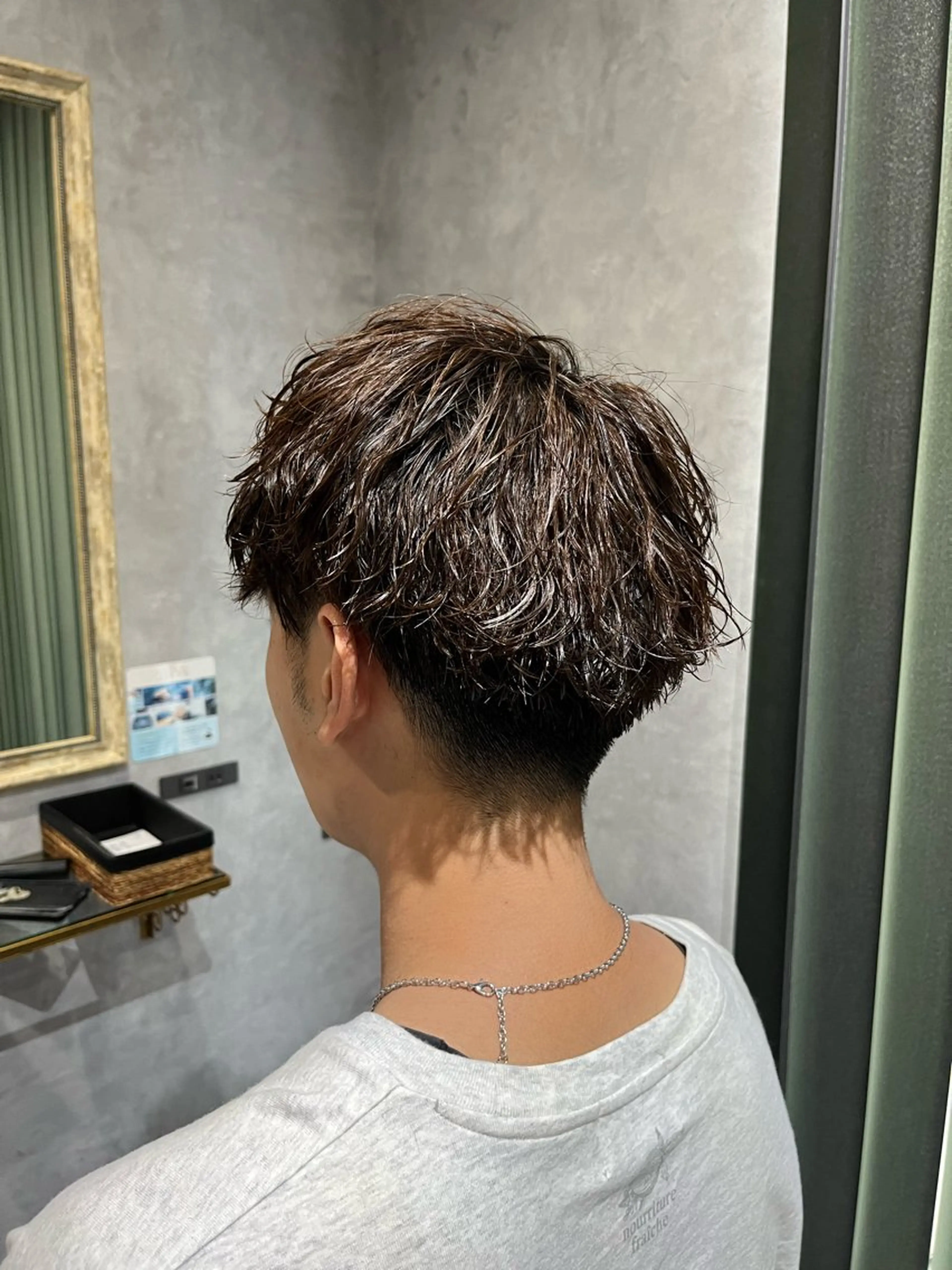 メンズ カット パーマ 髪質改善美容室／白石 凌大のヘアスタイル