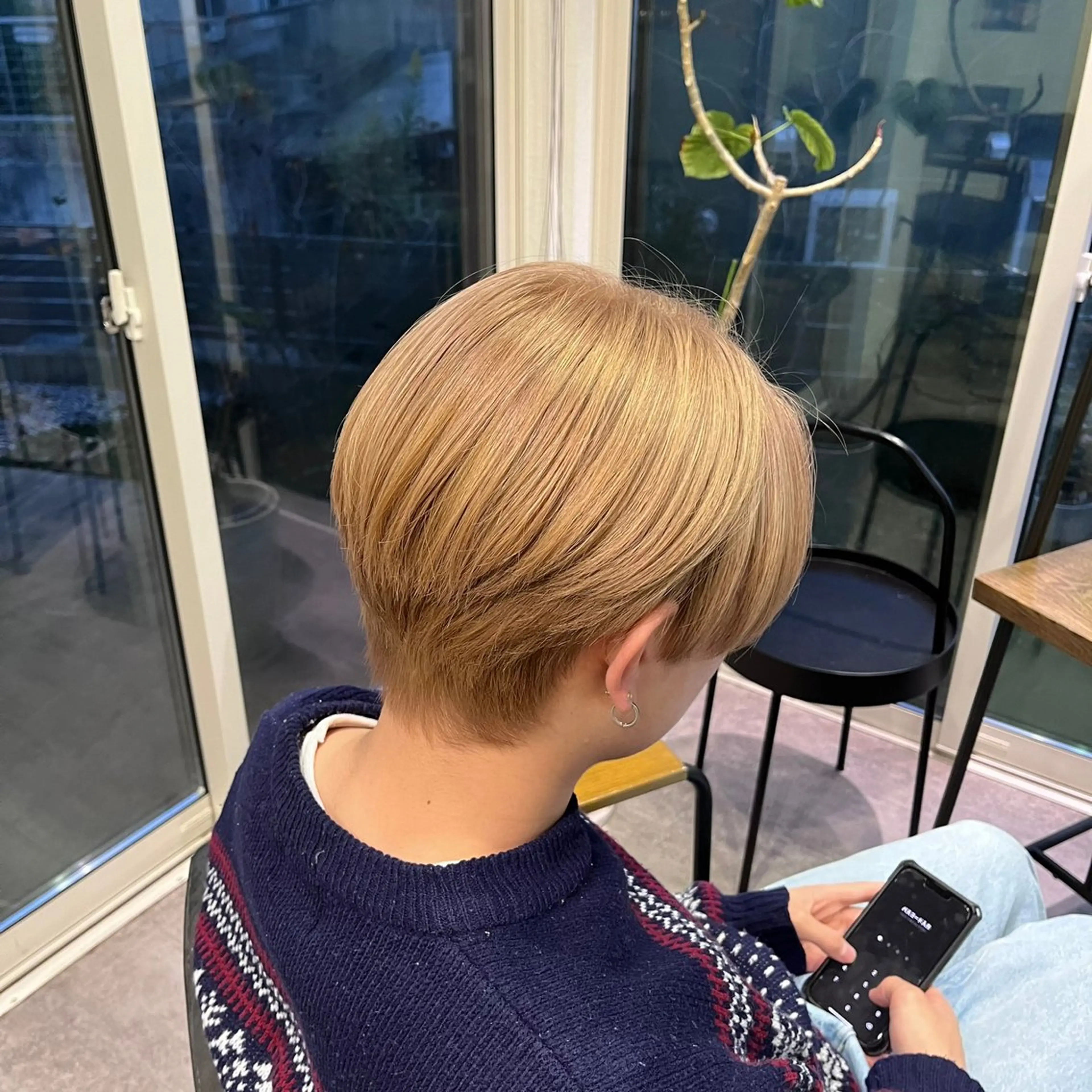 ショート カラー メンズ メンズブリーチ メンズハイトーン ブリーチ ハイトーンカラー ヘアカラー カットモデル✂️ ゆうかのヘアスタイル