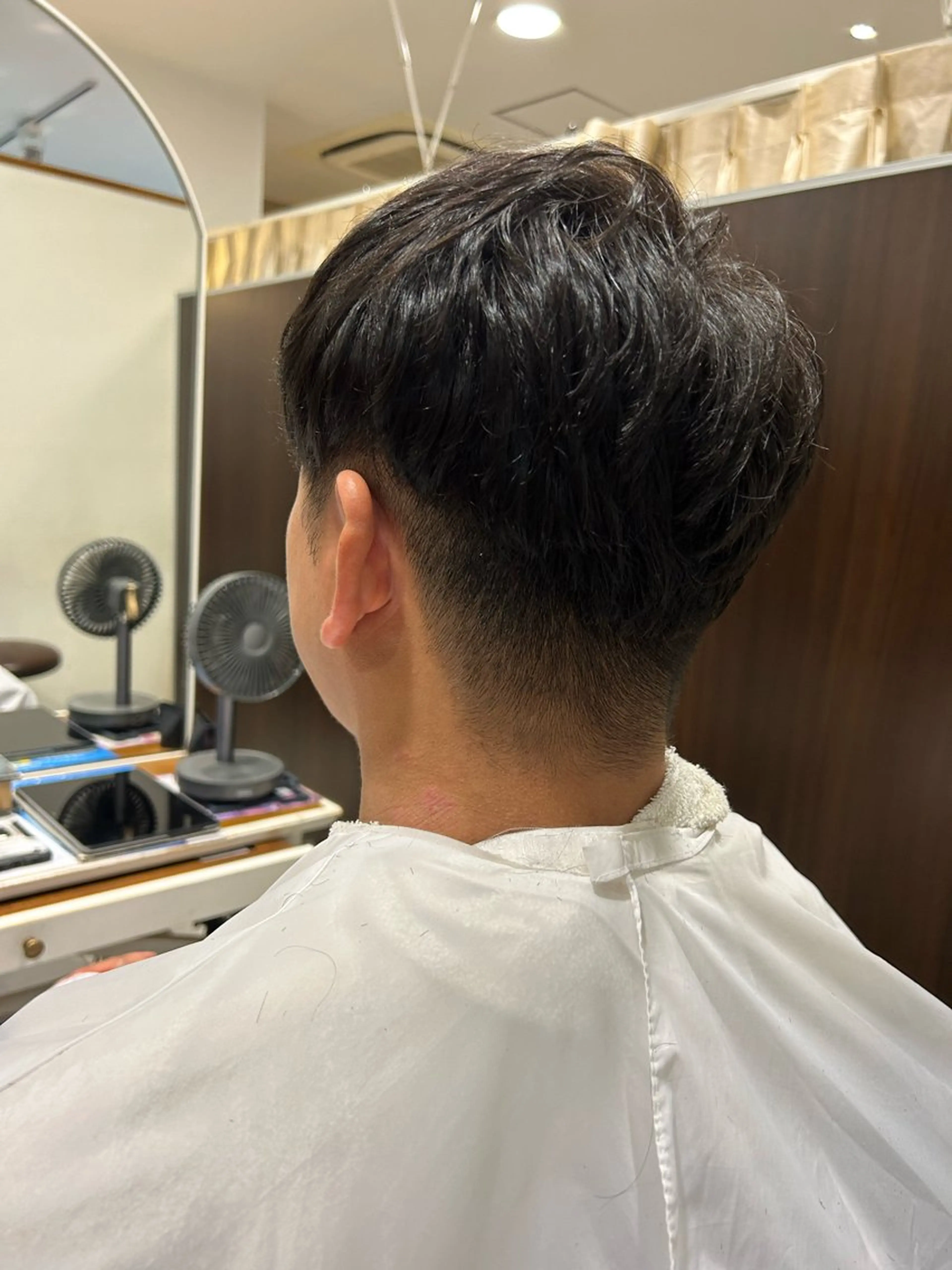 メンズ マッシュ 代美原 雪花のヘアスタイル