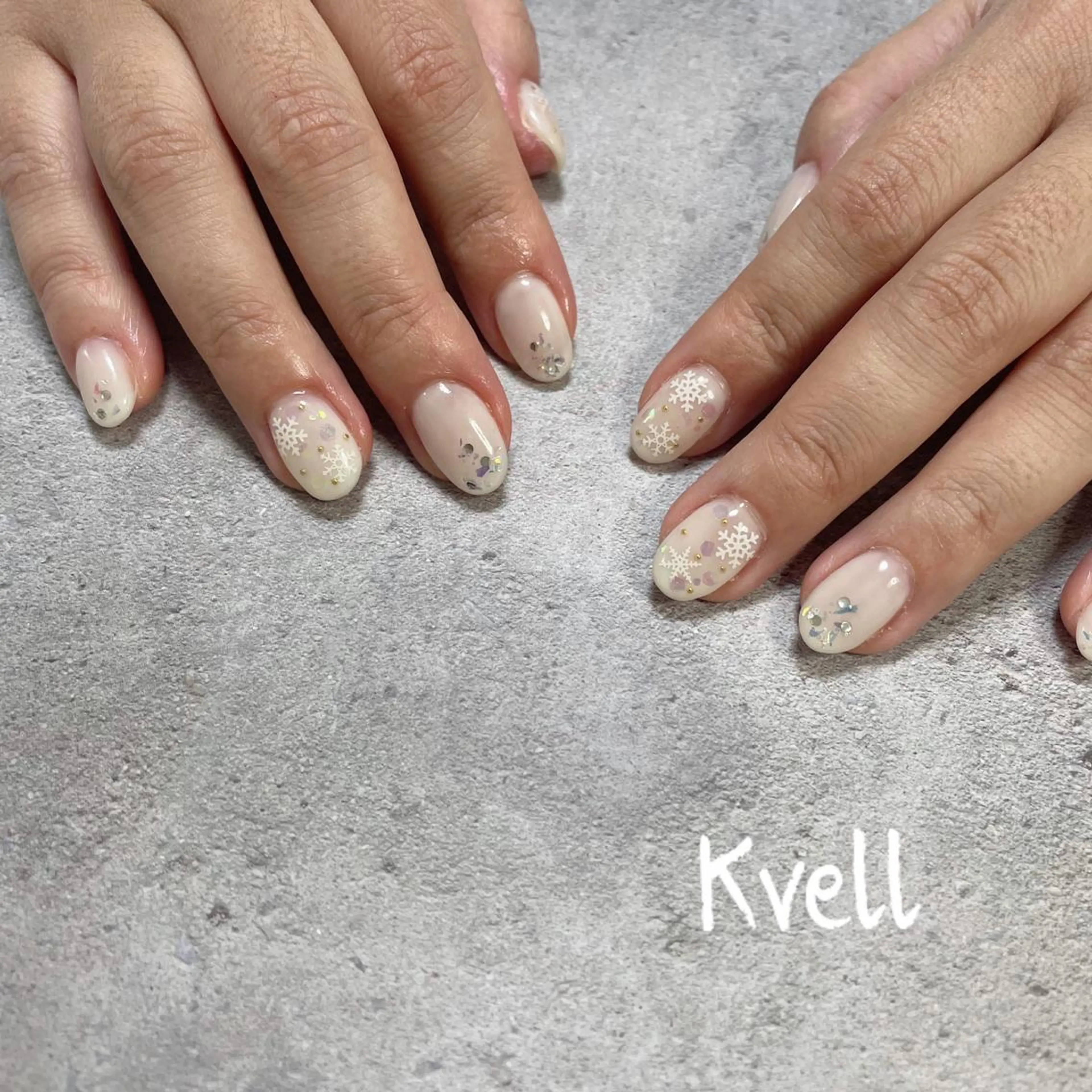 ネイル ハンドネイル nailsalon Kvellのネイルデザイン
