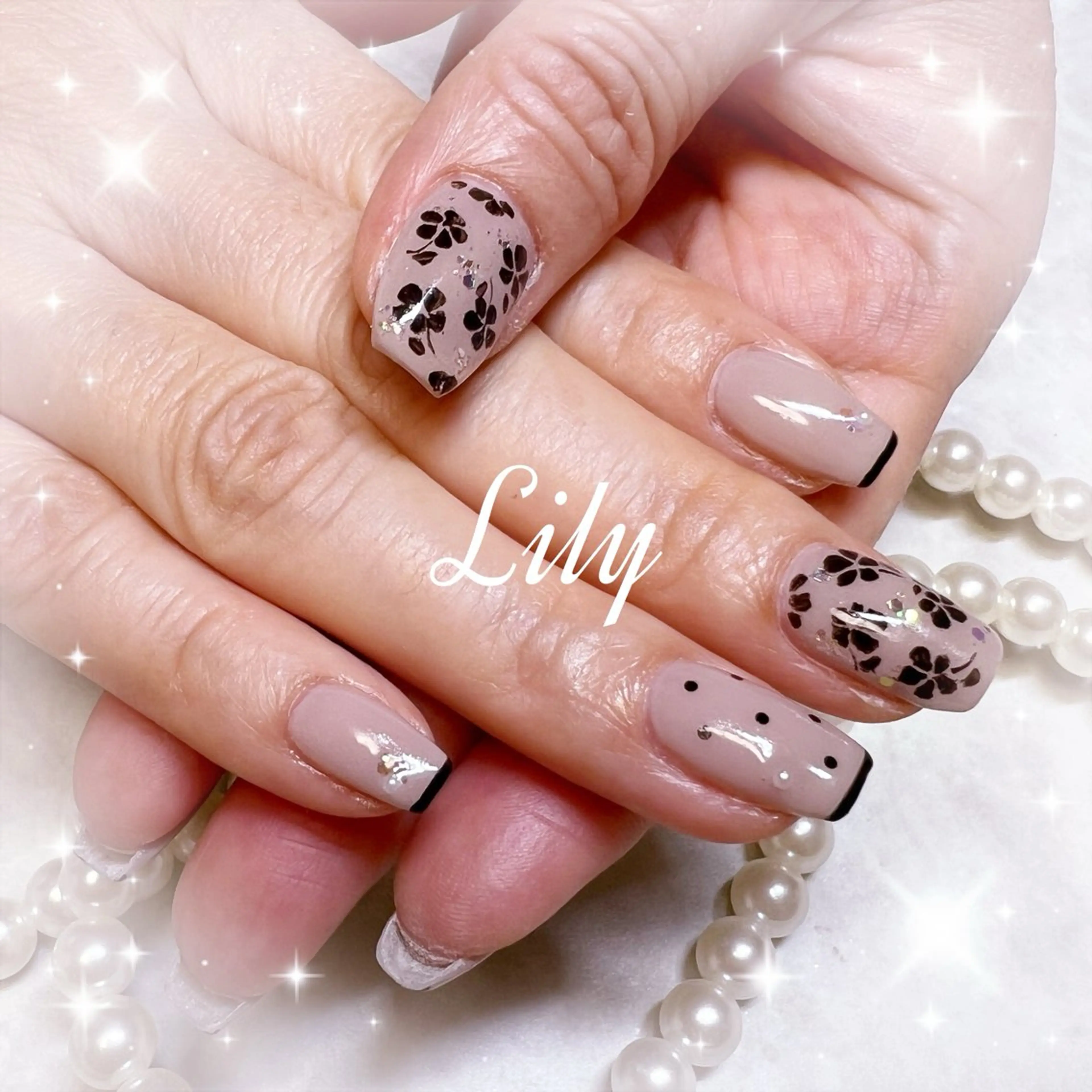 ネイル ハンドネイル Lily*nail 🌻Mii🌻のネイルデザイン