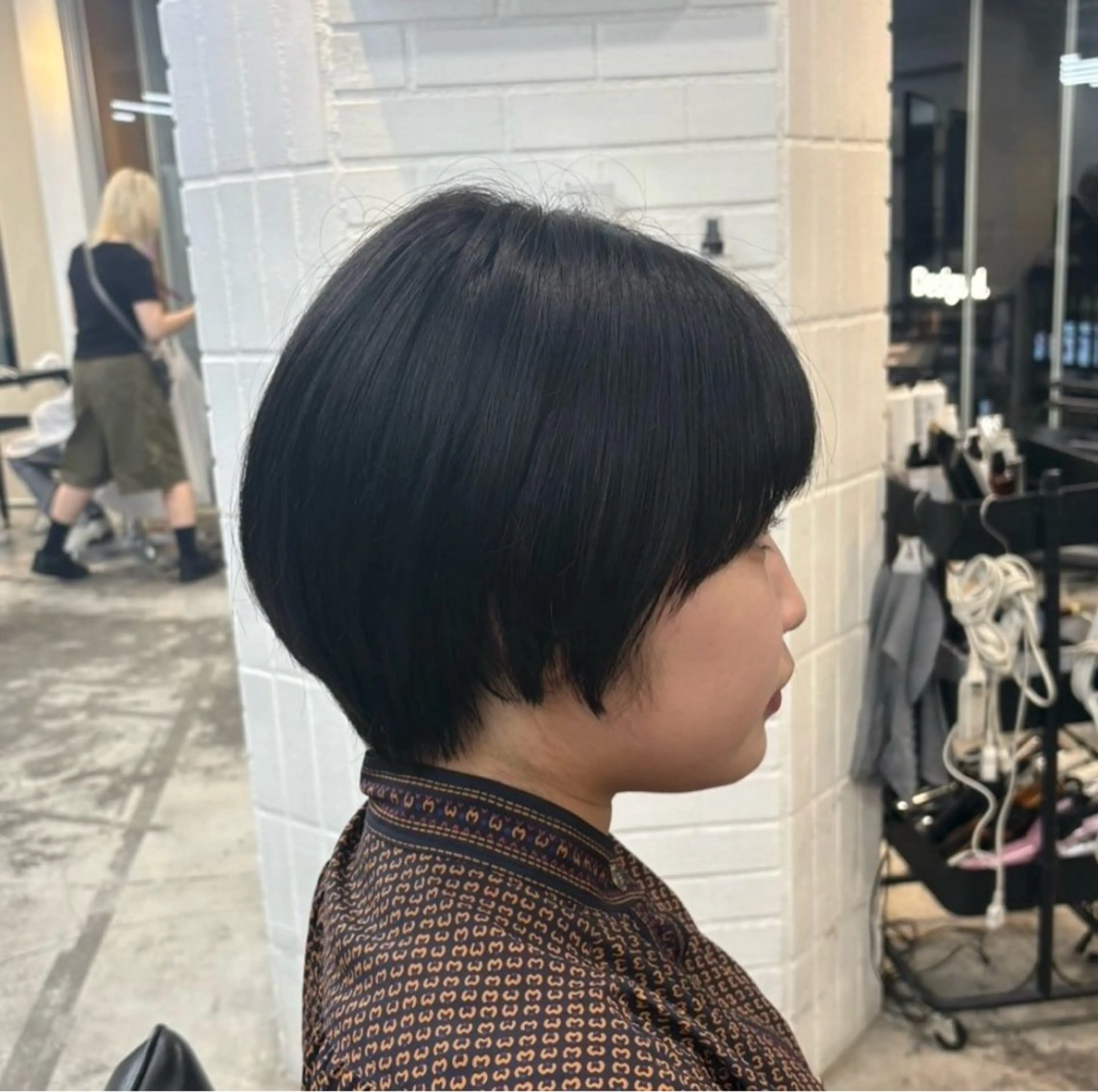 ショート ブリーチカラー×艶 🍨mihoのヘアスタイル