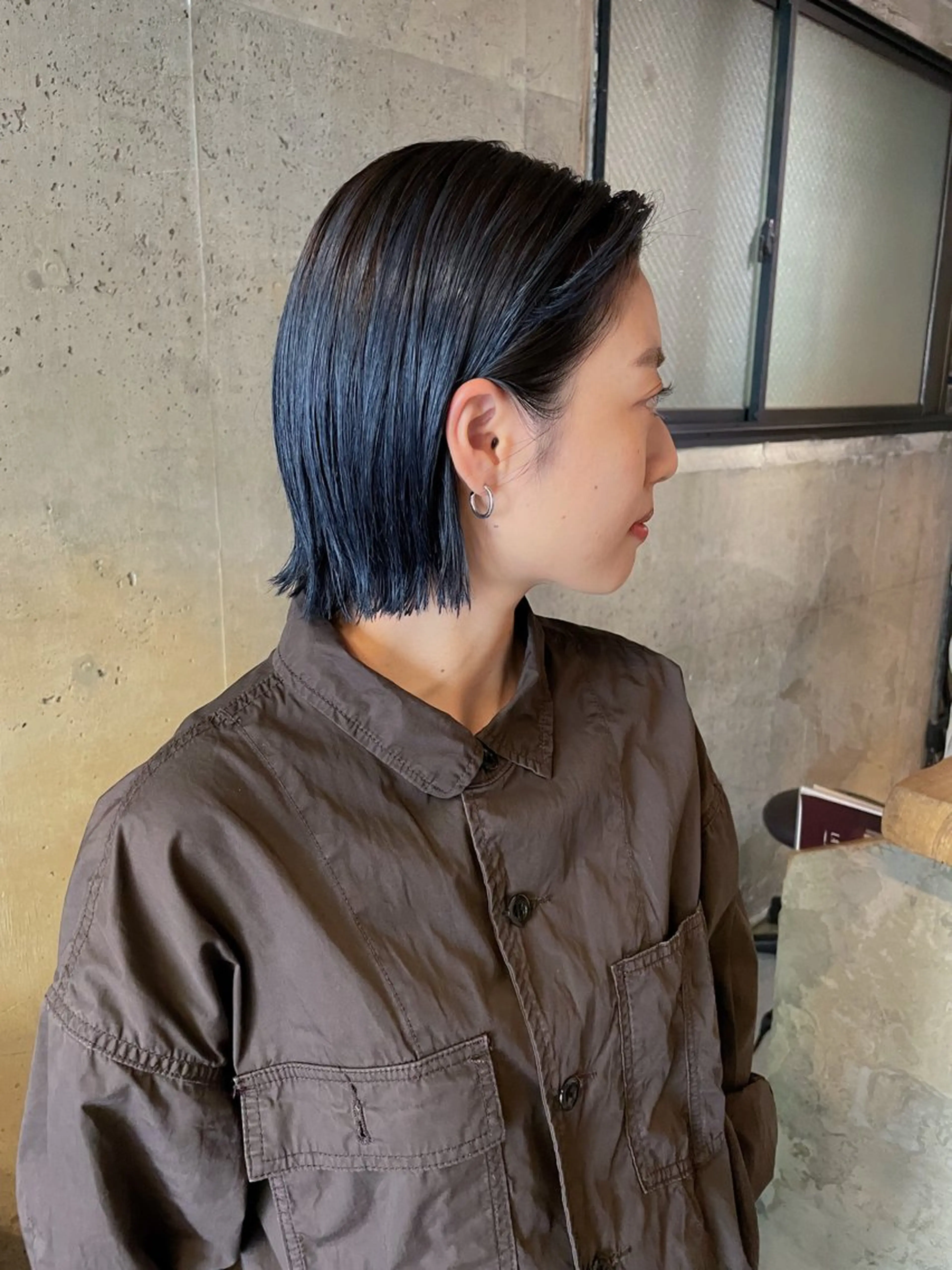 カラー パーマ/レイヤー 岩山丈一郎のヘアスタイル