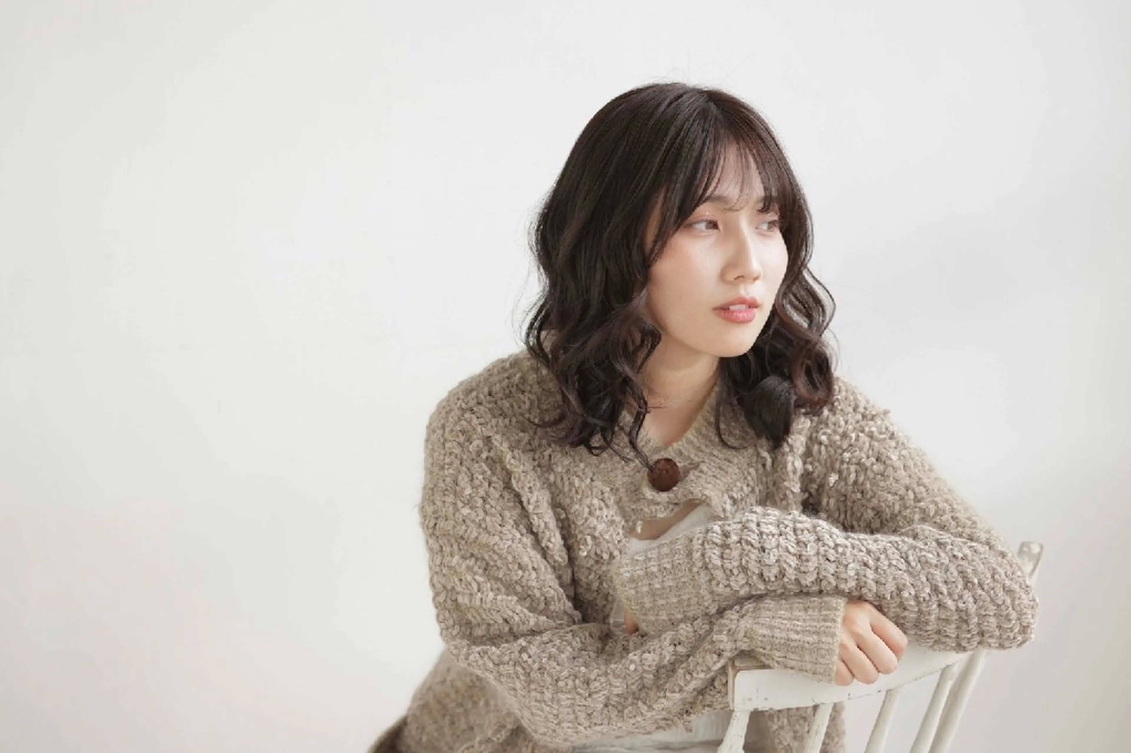 カラー 束感まつぱ🥑🤍 NATUKI🤍のヘアスタイル