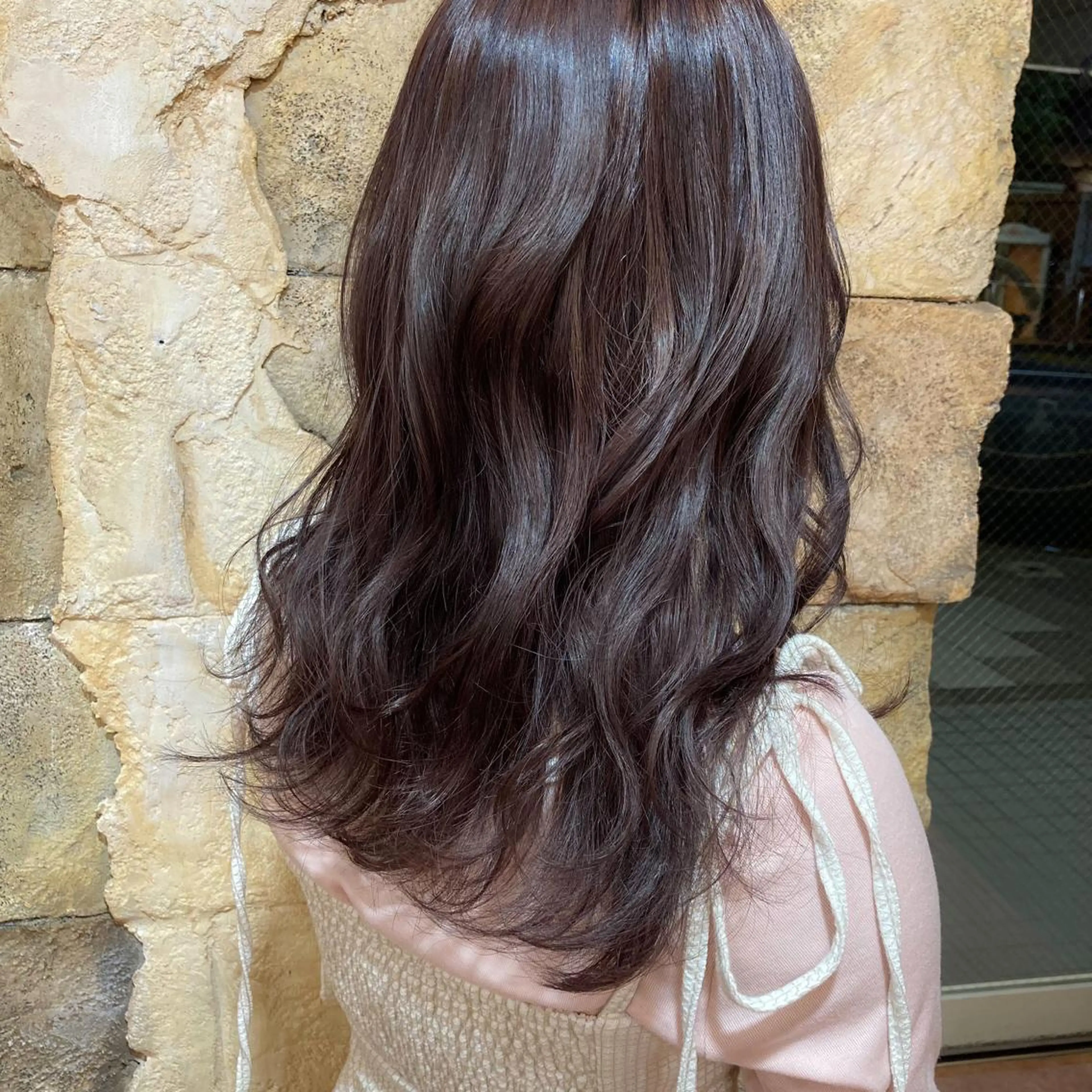 ロング カラー 水島 悠香子のヘアスタイル