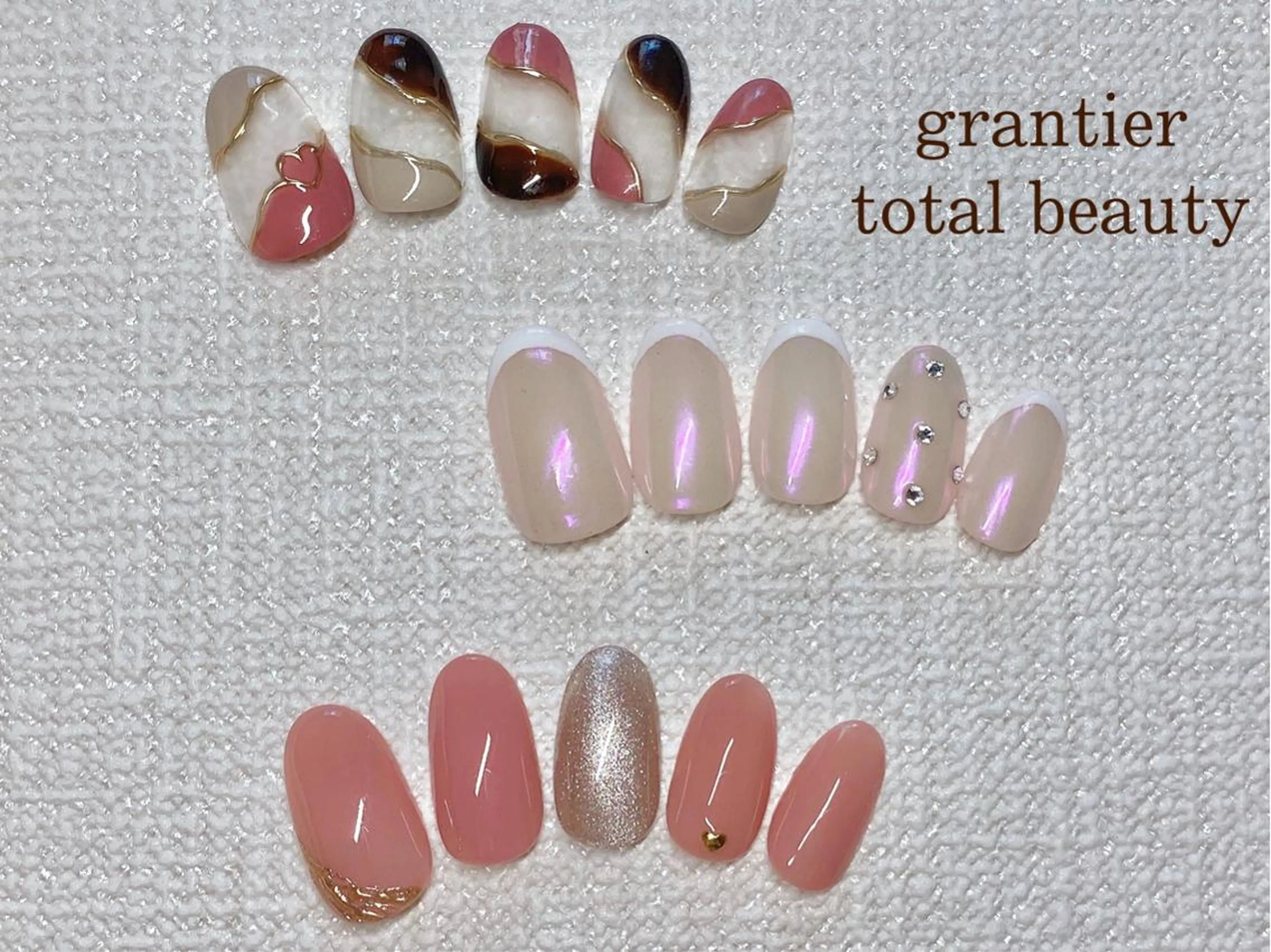 ネイル バレンタイン ハンドネイル grantier beautyのネイルデザイン