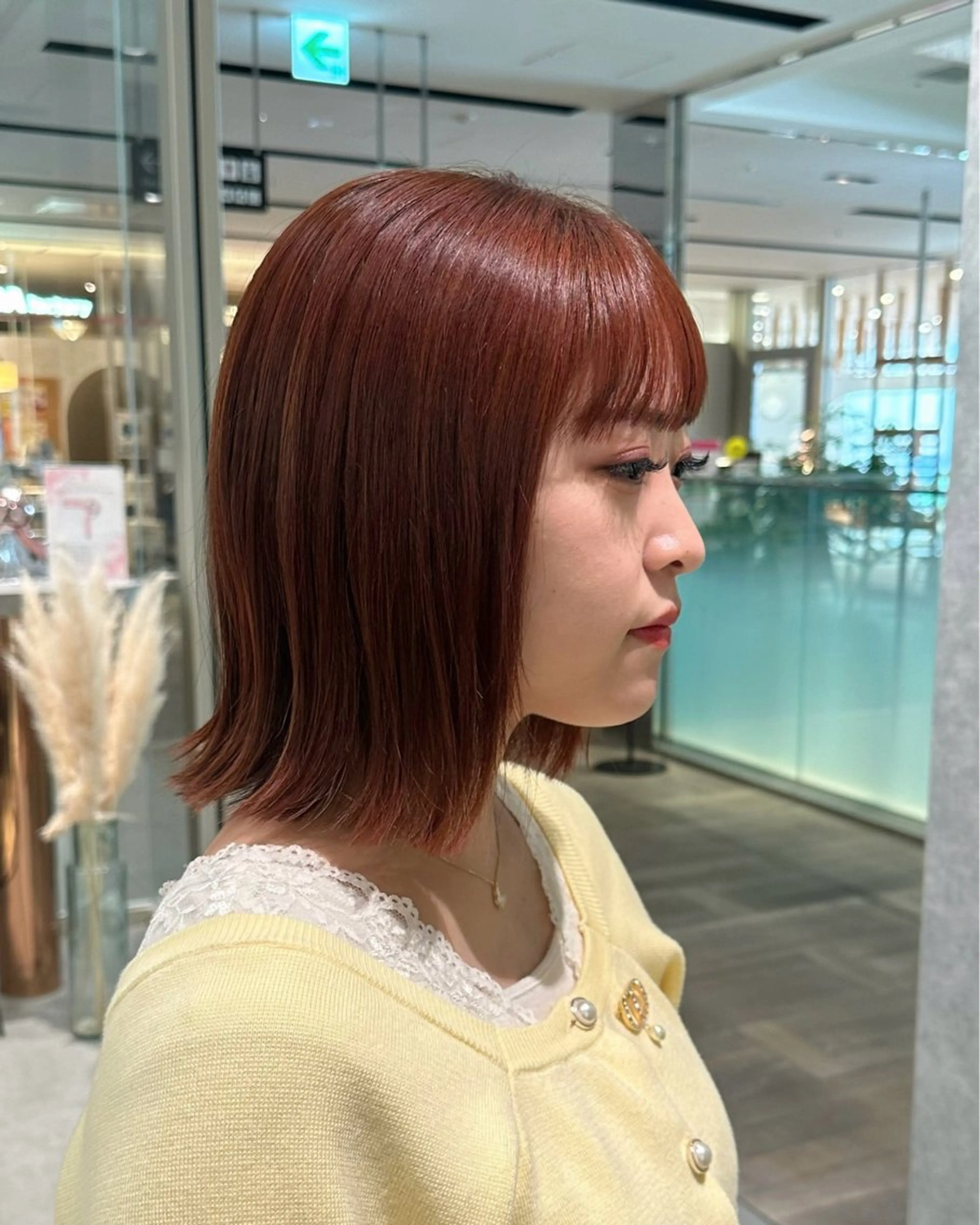 ミディアム カラー 高松 沙耶のヘアスタイル