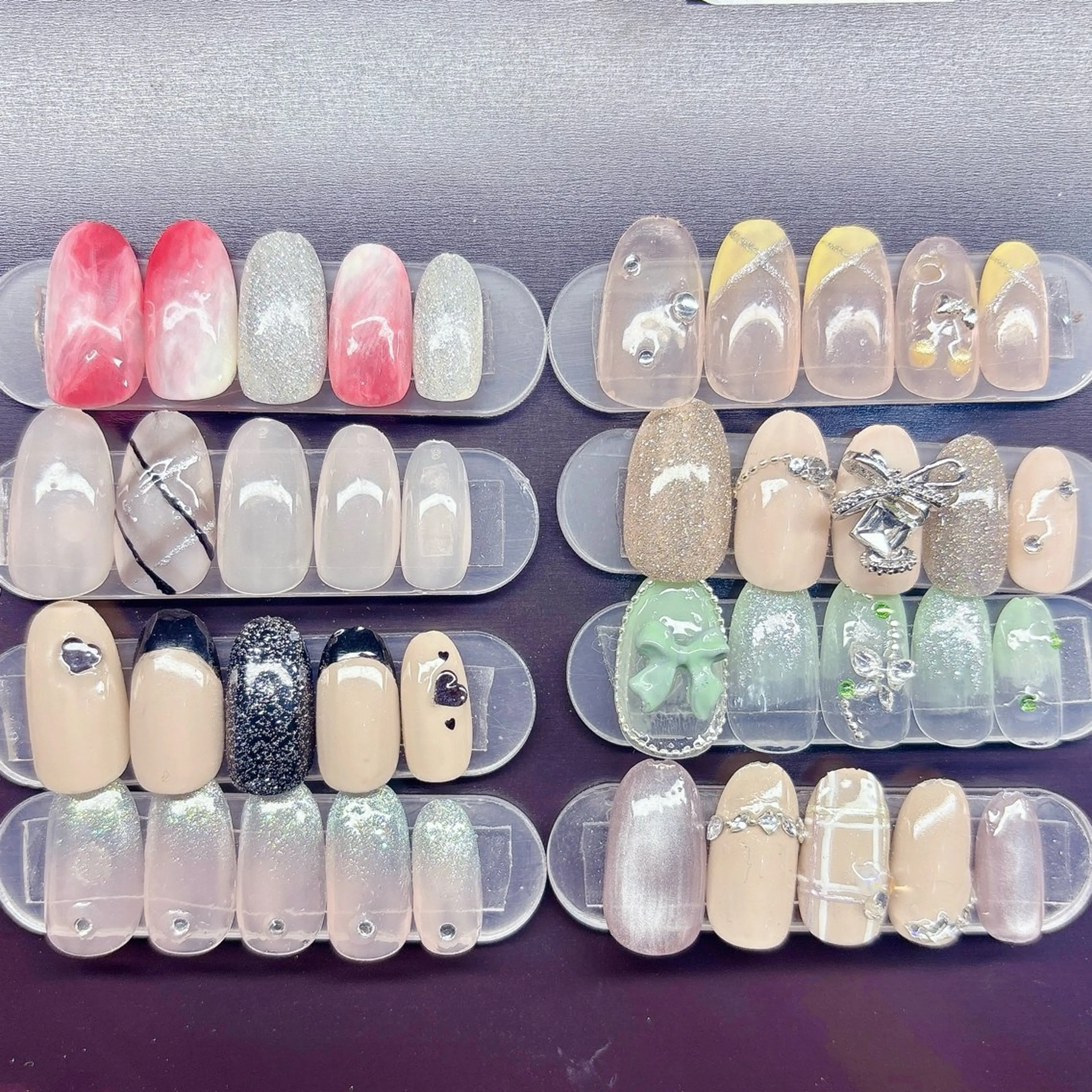 定額デザインネイル、季節により変わります(オフ込み)フットネイルは+500円の写真