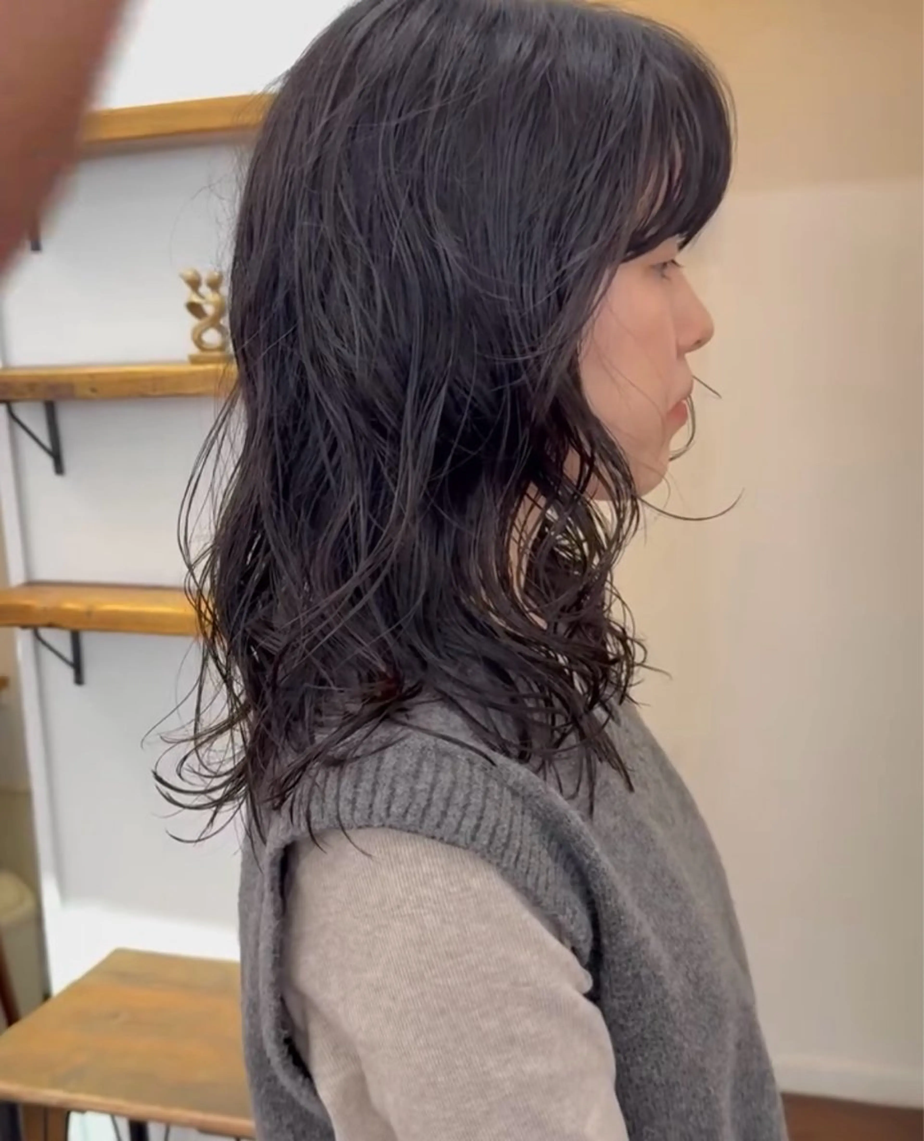 ロング パーマ カット パーマ ミカ🌟パーマ/ ニュアンスパーマのヘアスタイル