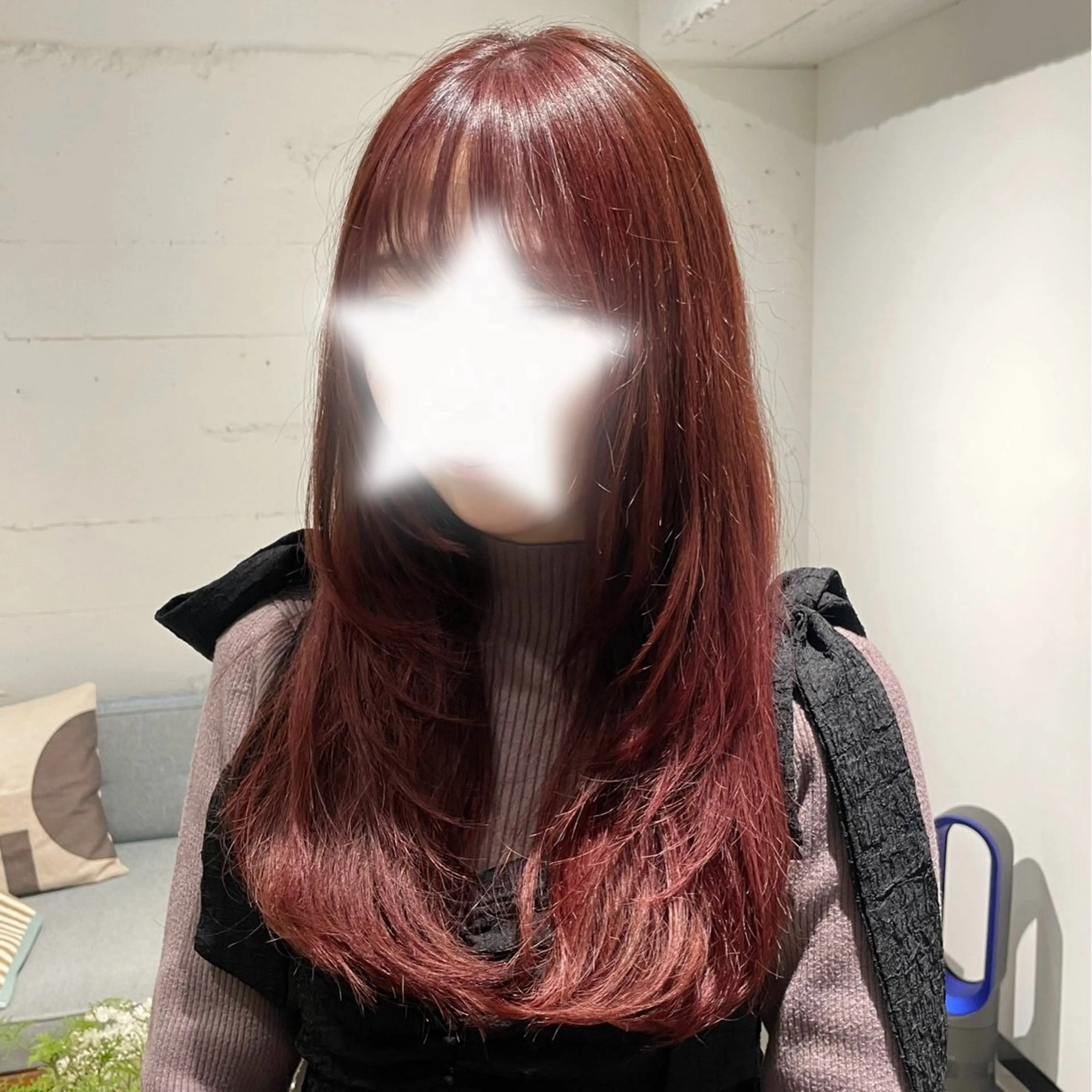 ロング カラー ヘアカラー トリートメント 暖色カラー / rio🐏 / 目黒のヘアスタイル