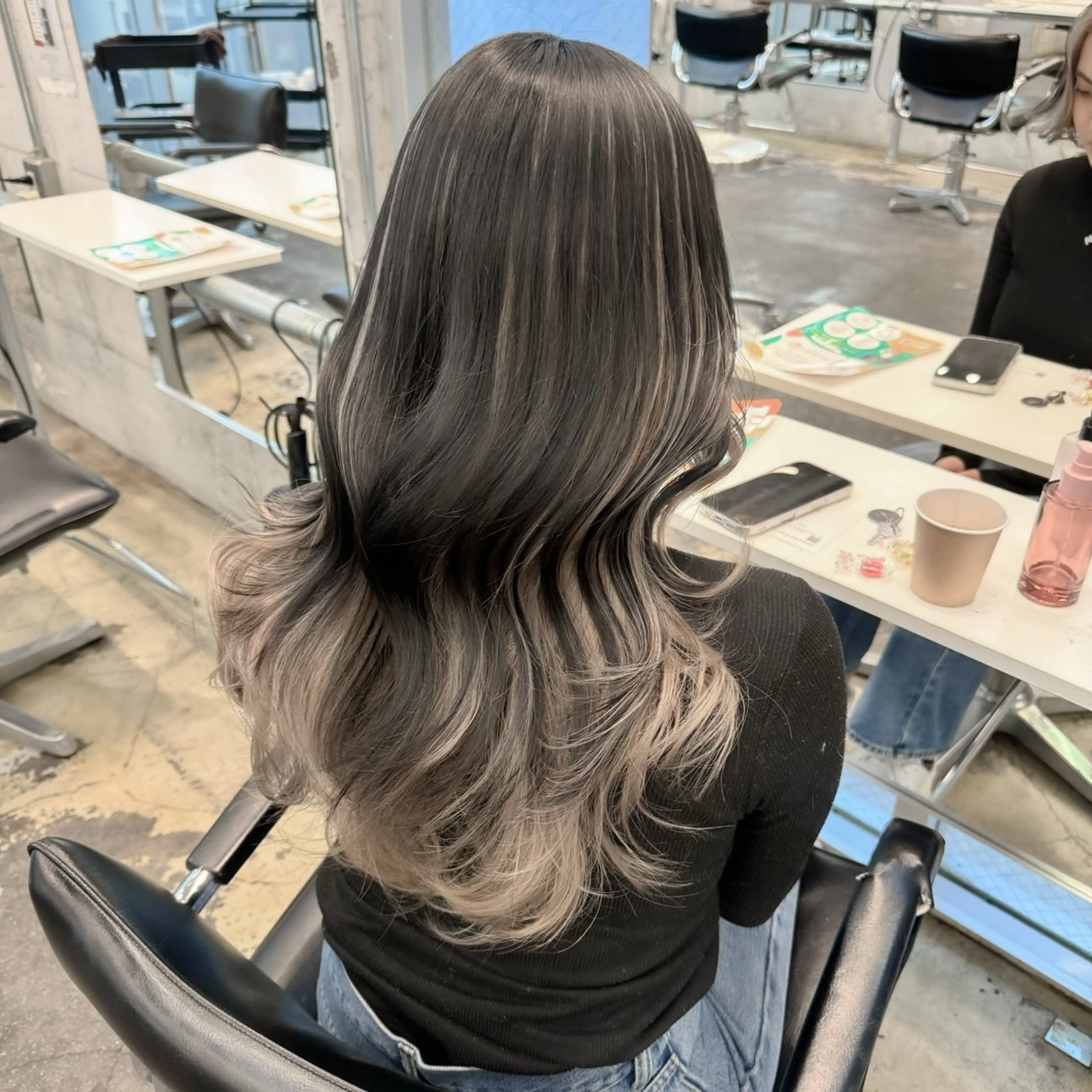 ロング カラー ヘアアレンジ 💗💗韓国レイヤー yu-ki💗💗のヘアスタイル