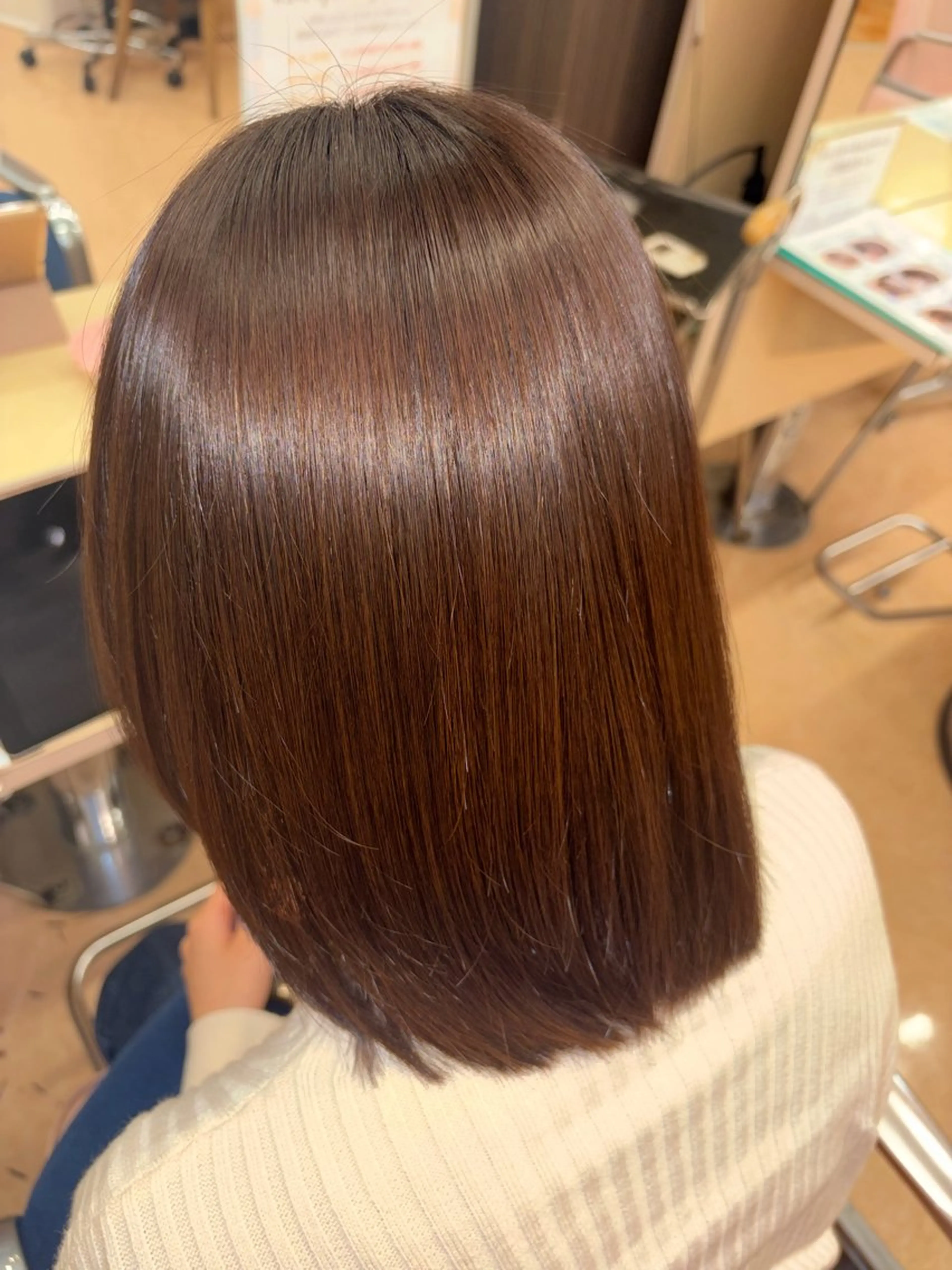 ミディアム 坂下 真珠愛のヘアスタイル