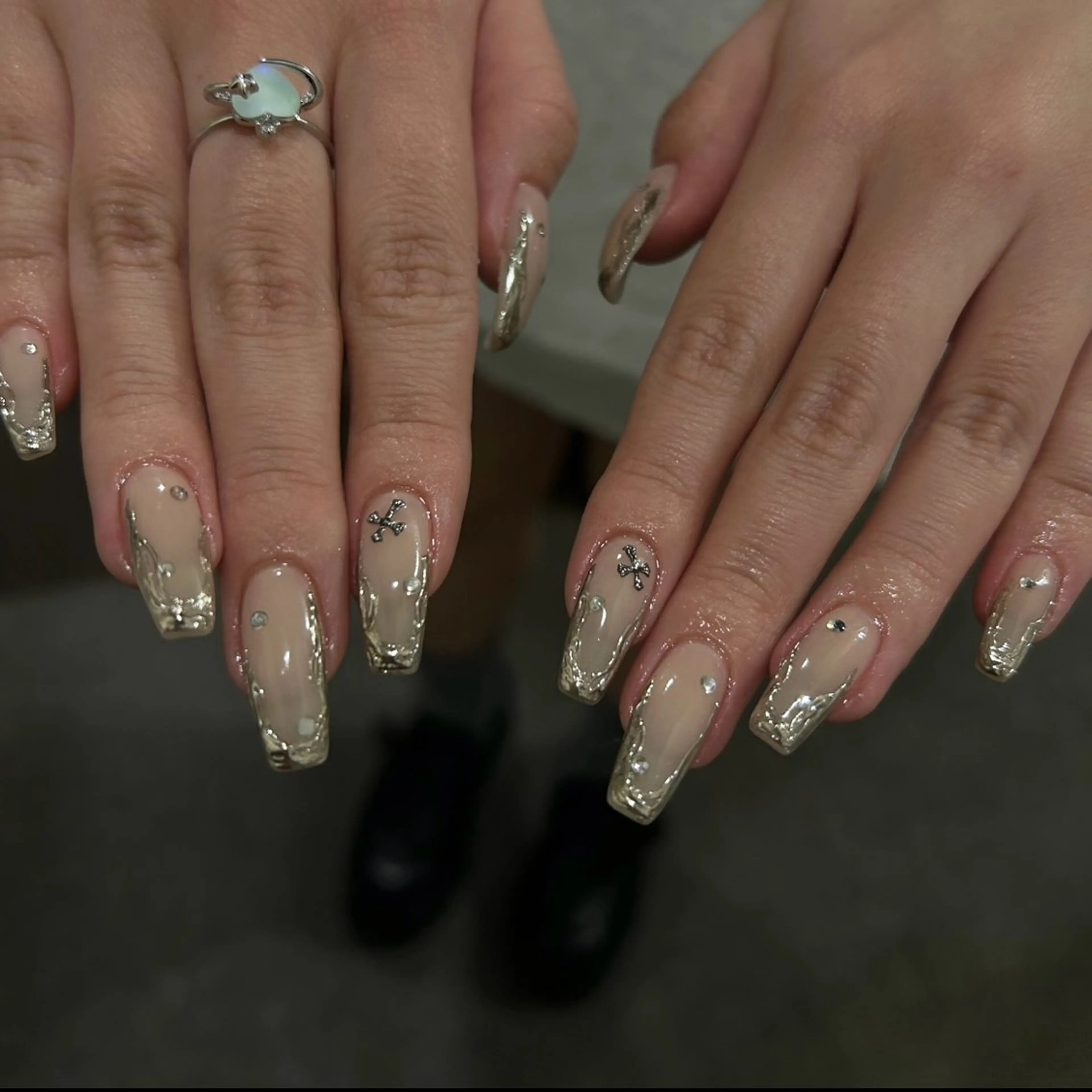 ネイル ハンドネイル パラあり！フィルイン 美フォルムのネイルデザイン