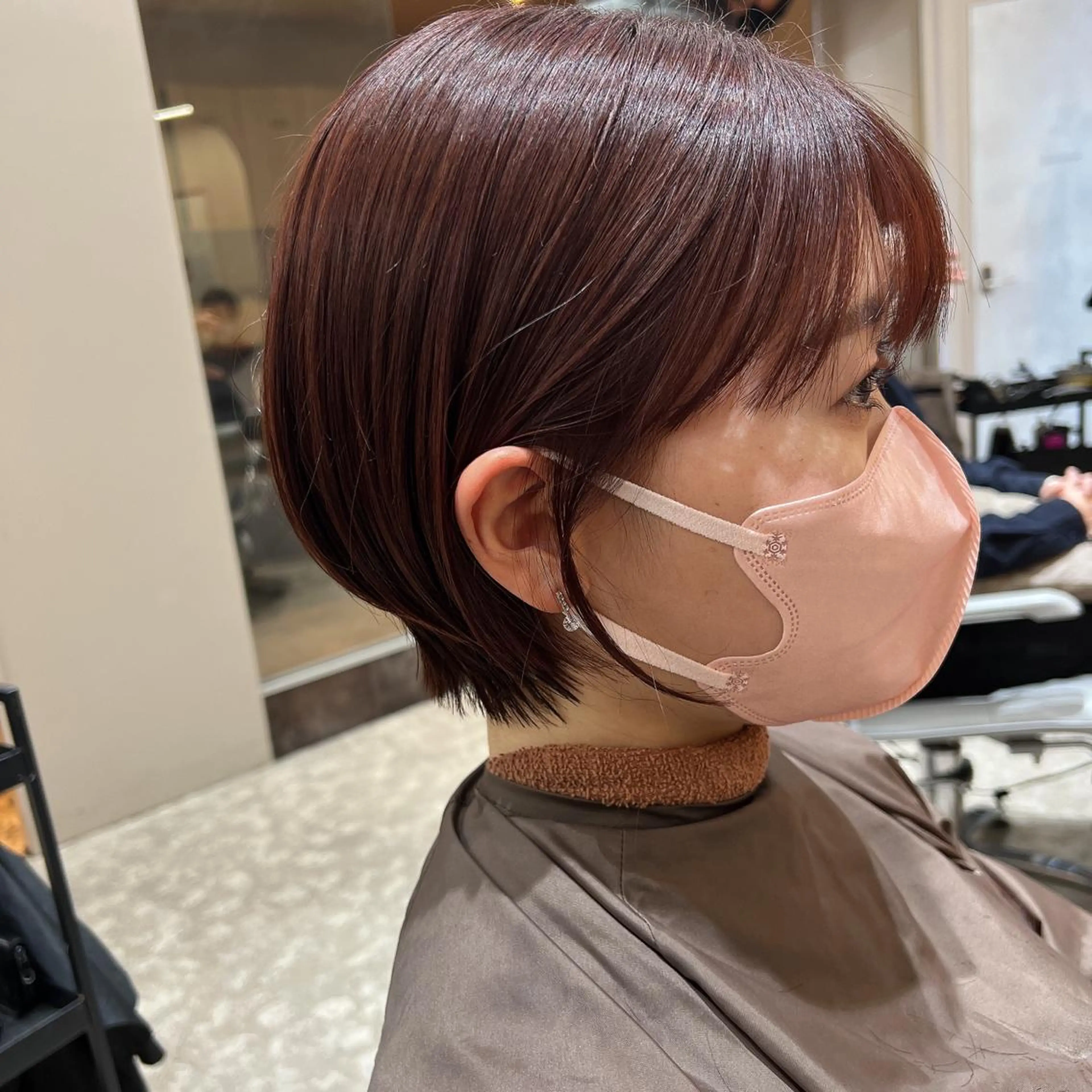 ショート 艶カラー💎 髪質改善🎈アトワのヘアスタイル