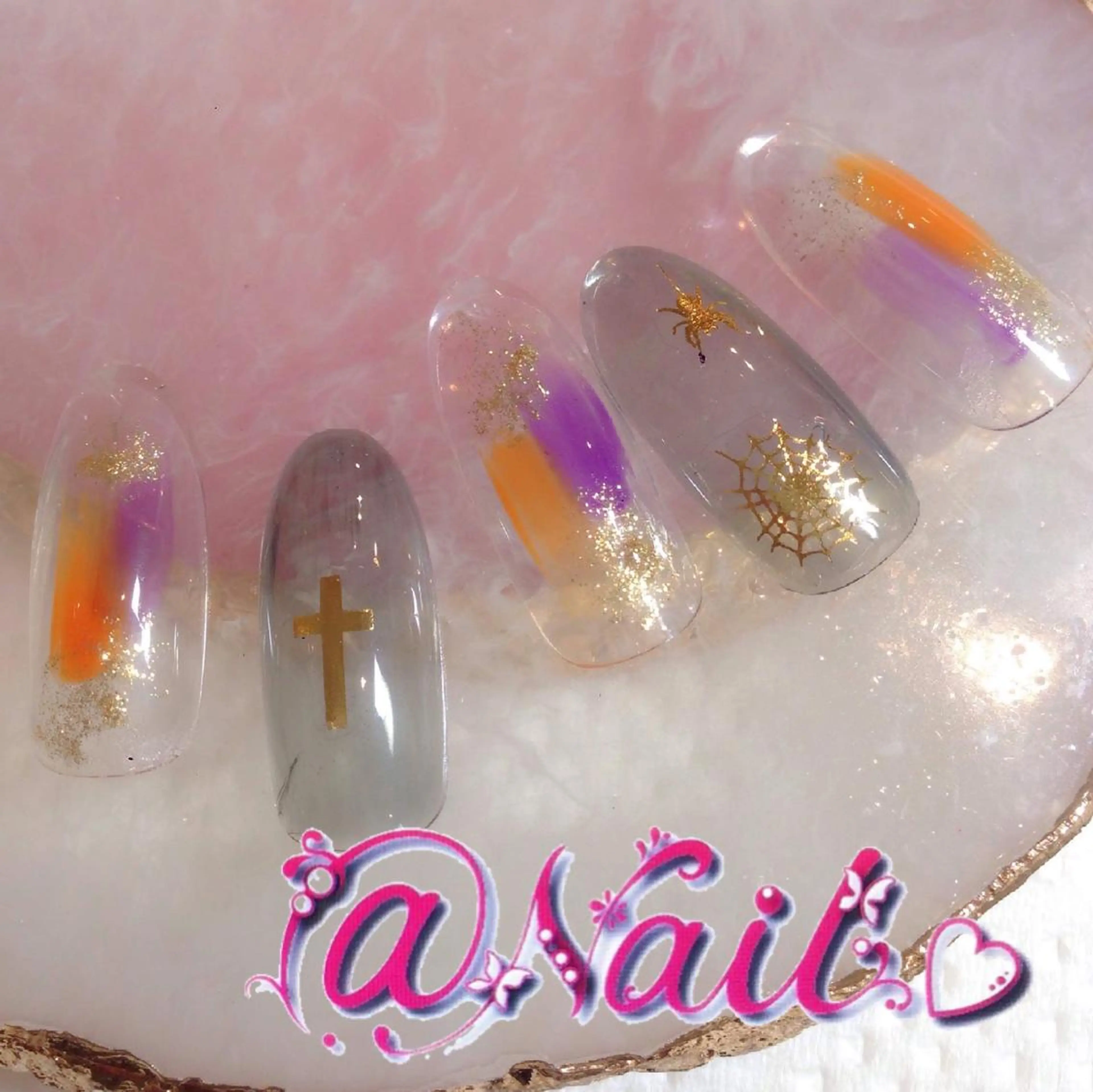 ネイル ネイルチップ 小尾 栞のネイルデザイン