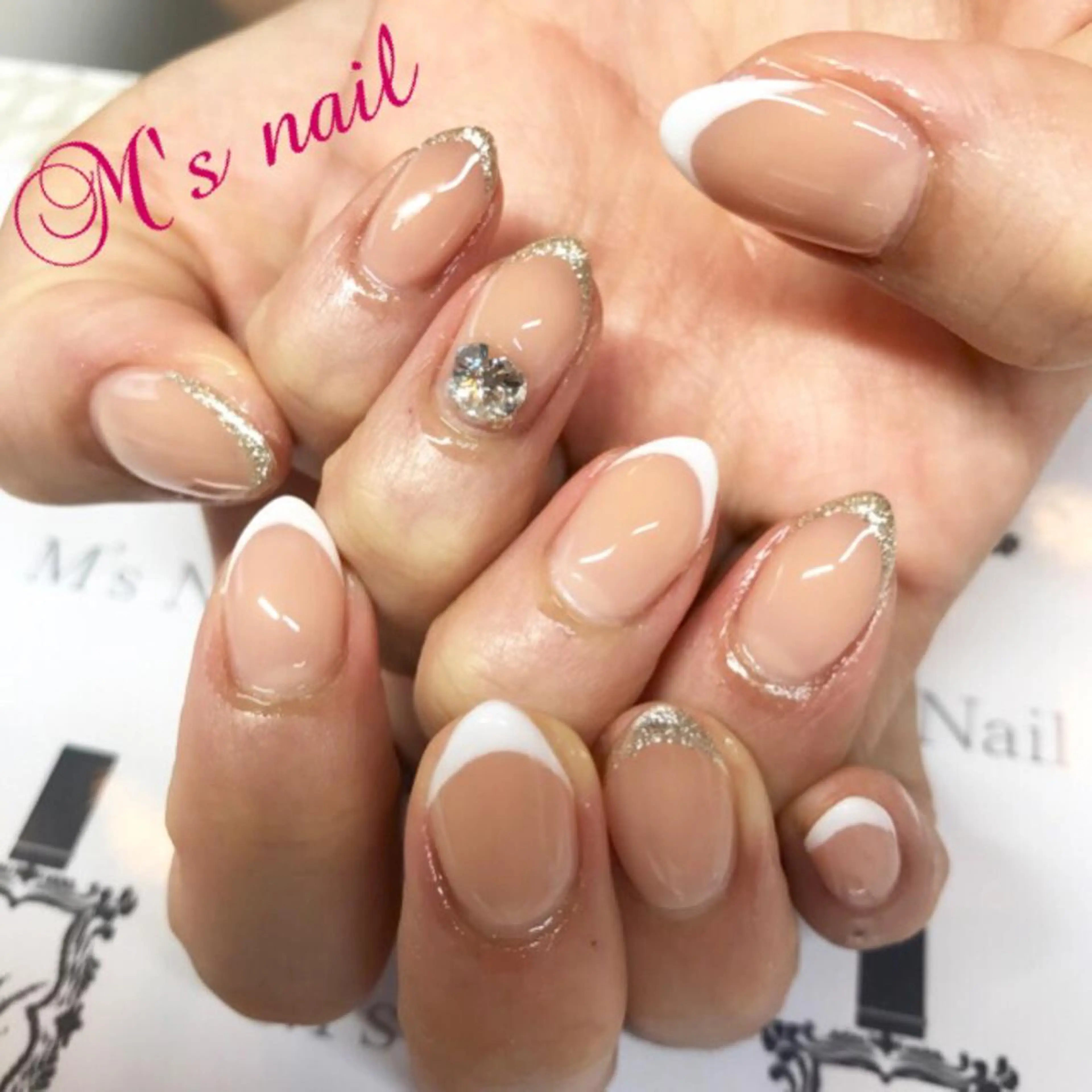 ネイル フレンチネイル M's nail ..高幡不動のネイルデザイン