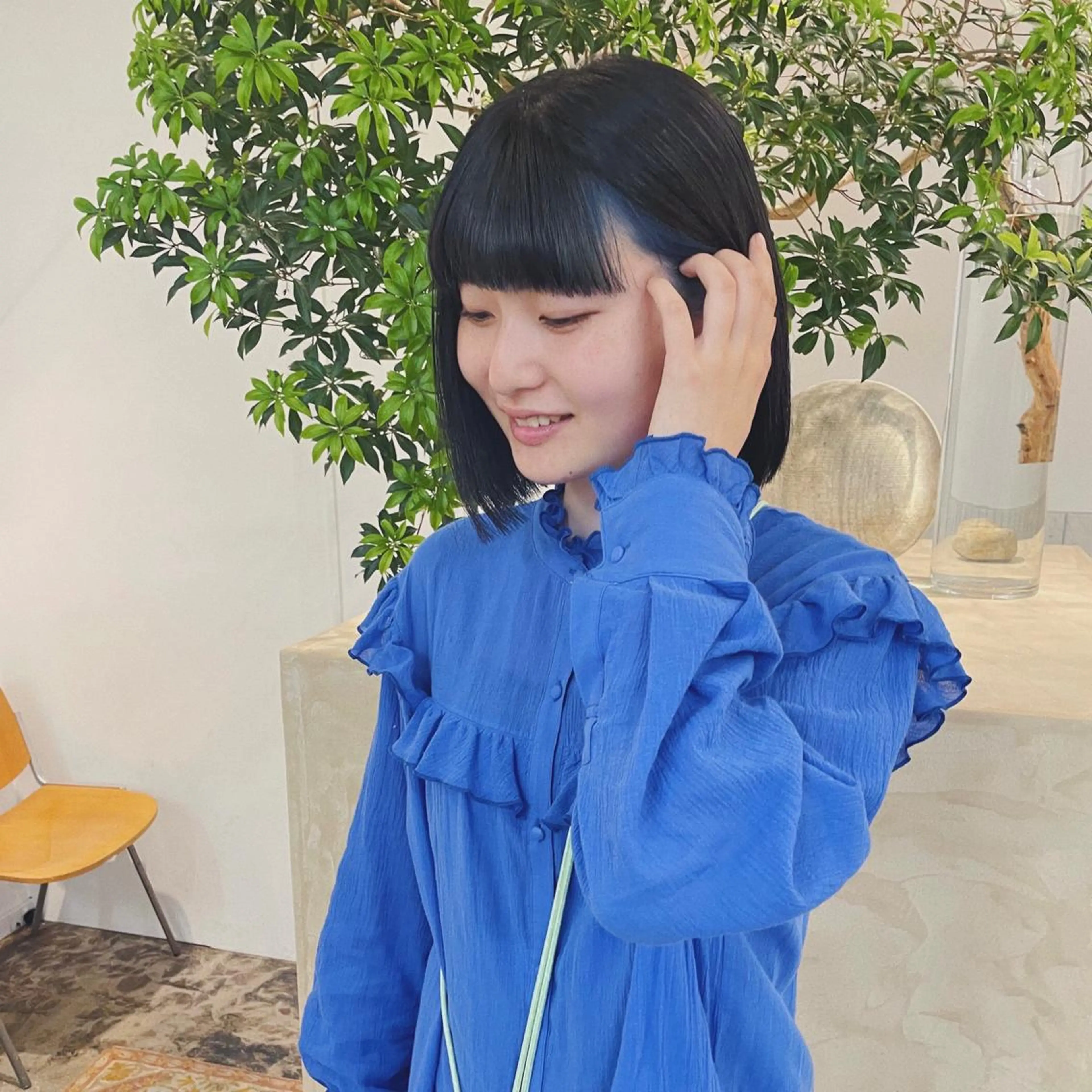 ミディアム スギヤマ ショウゴのヘアスタイル