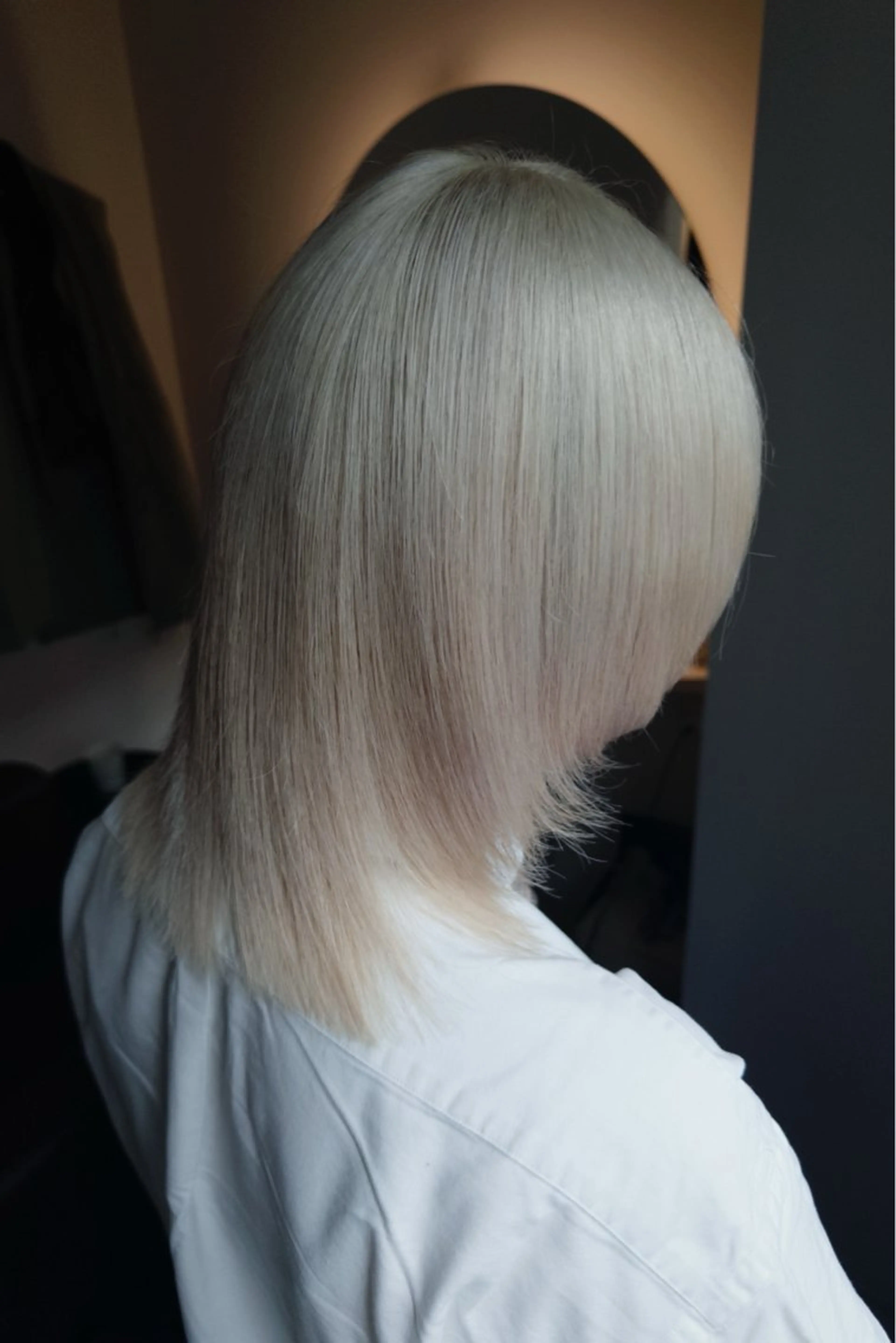 ミディアム カラー ブリーチ ヘアカラー トリートメント iga/渋谷個室🍀 艶髪カラー✨のヘアスタイル