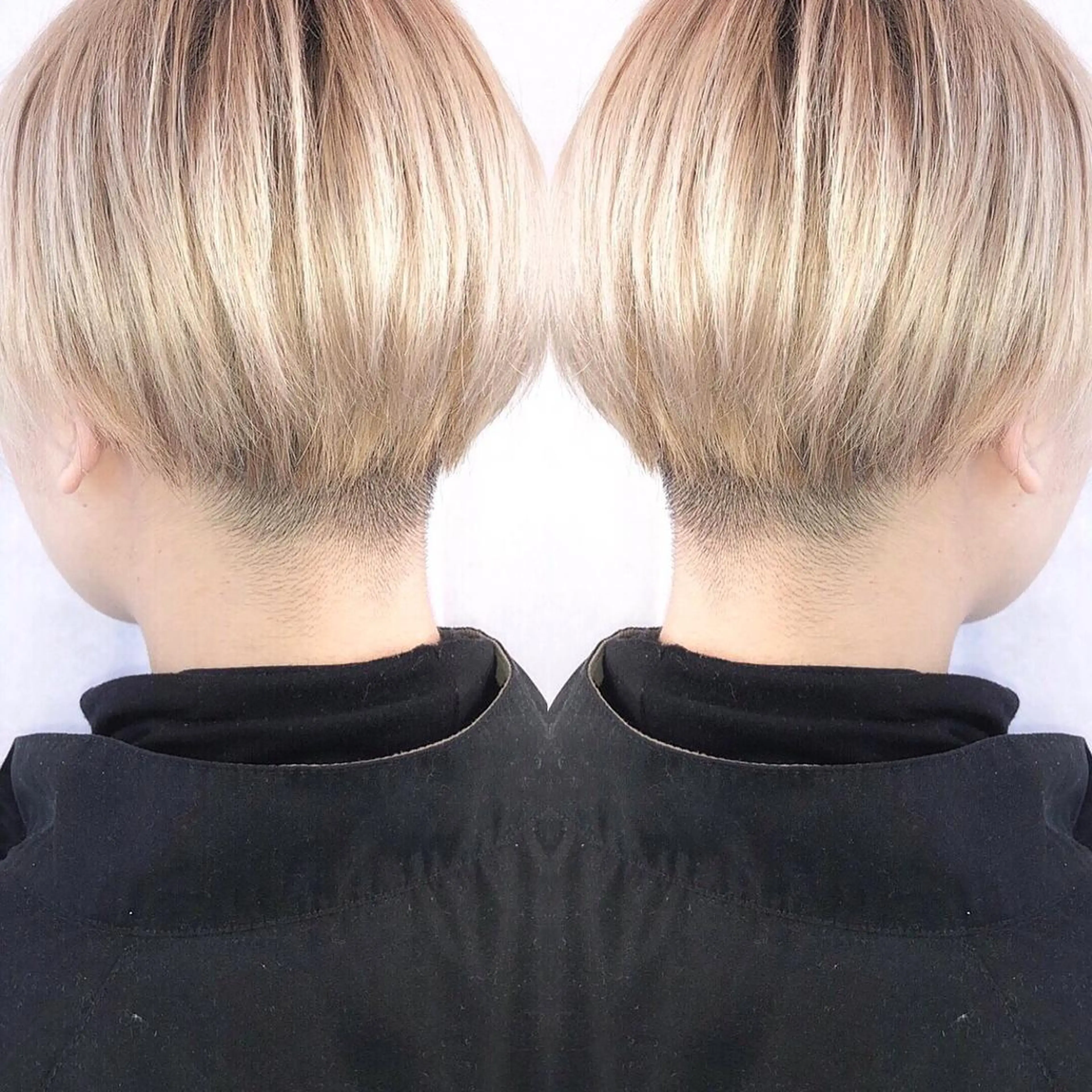 ショート カラー ブリーチ ブリーチ専門美容師 谷合純一のヘアスタイル