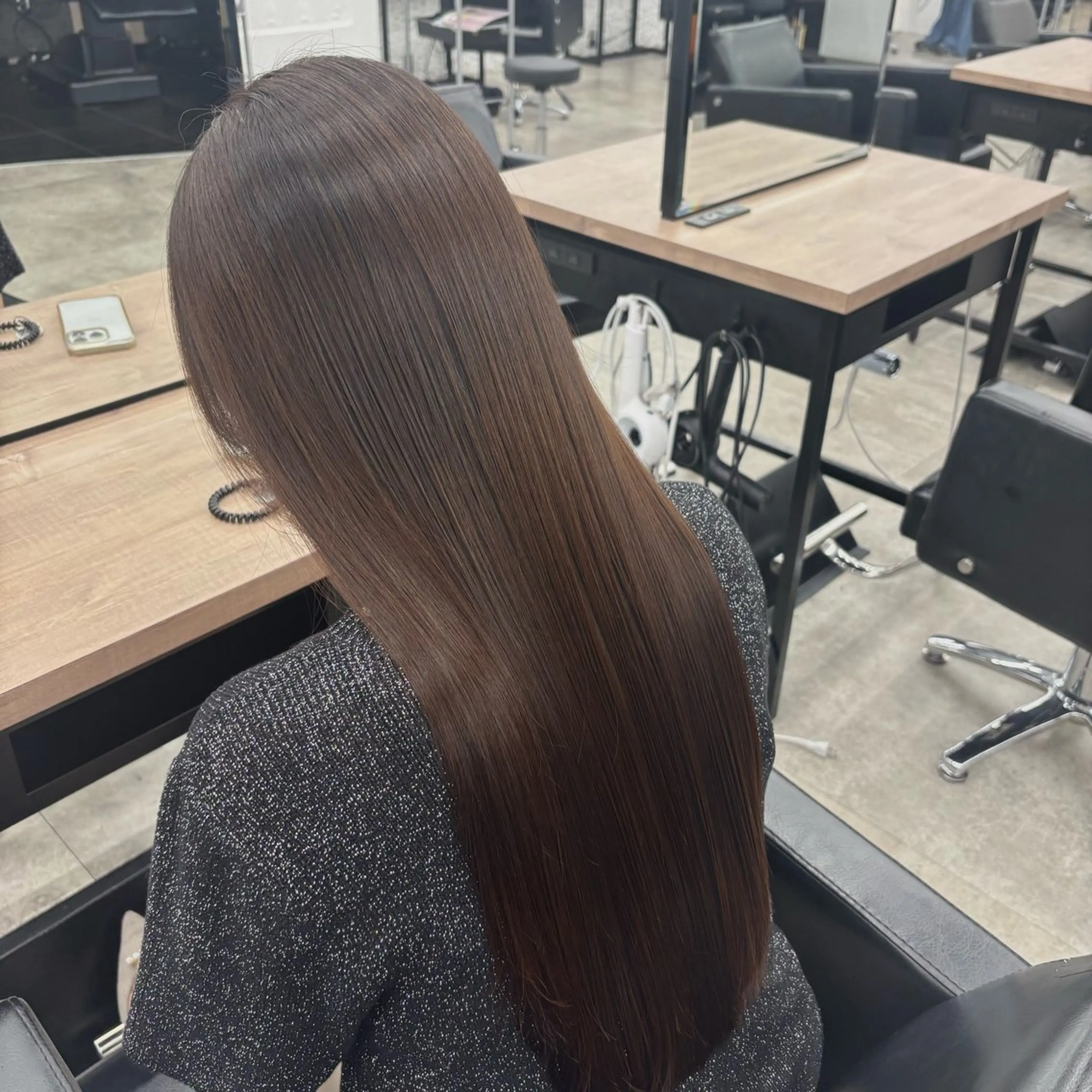 ロング トリートメント PATIONN所属・透明感/ベージュ/ yuna.のヘアスタイル