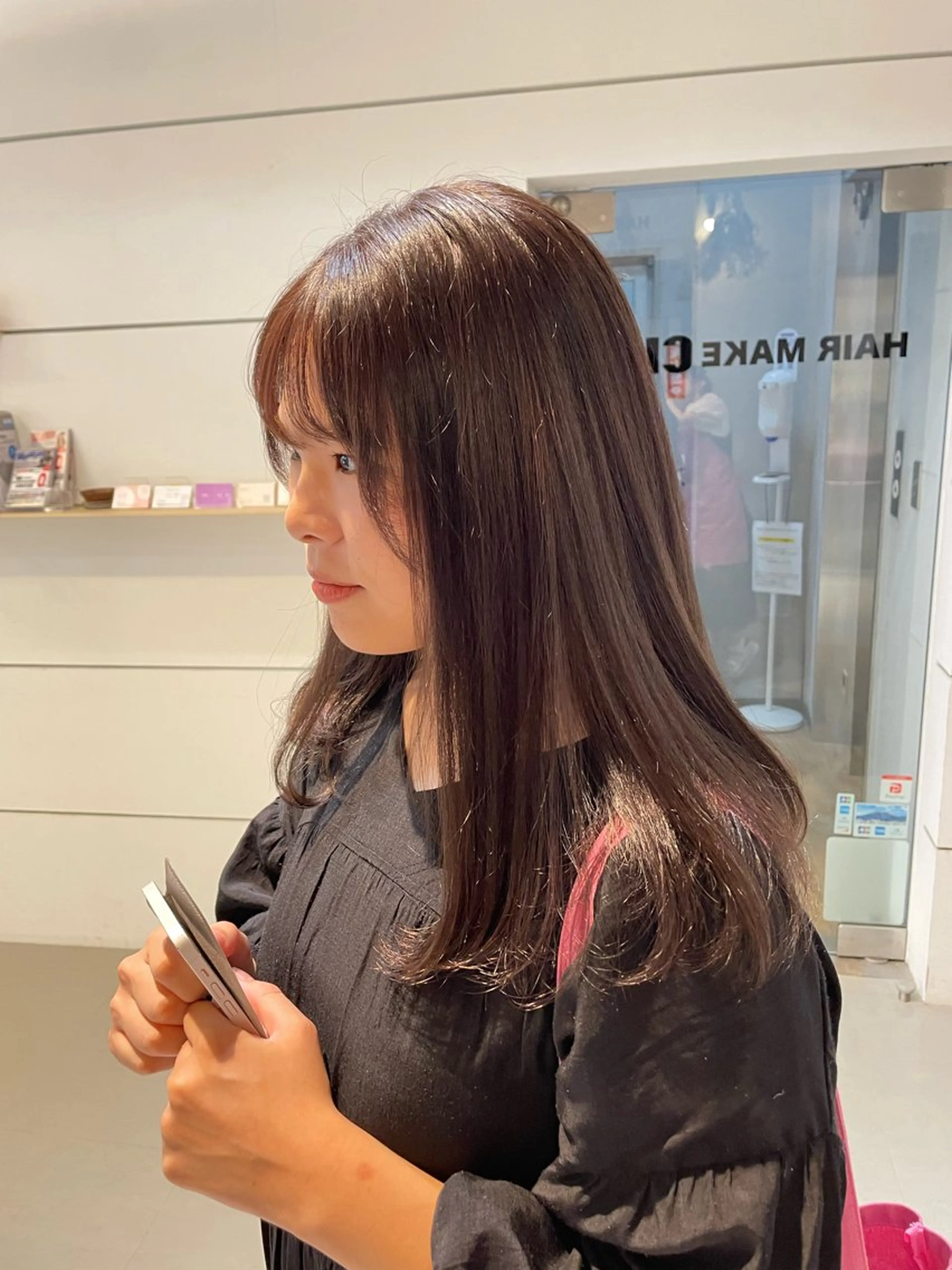 透明感カラー +前髪顔まわりcut🎀✨の写真