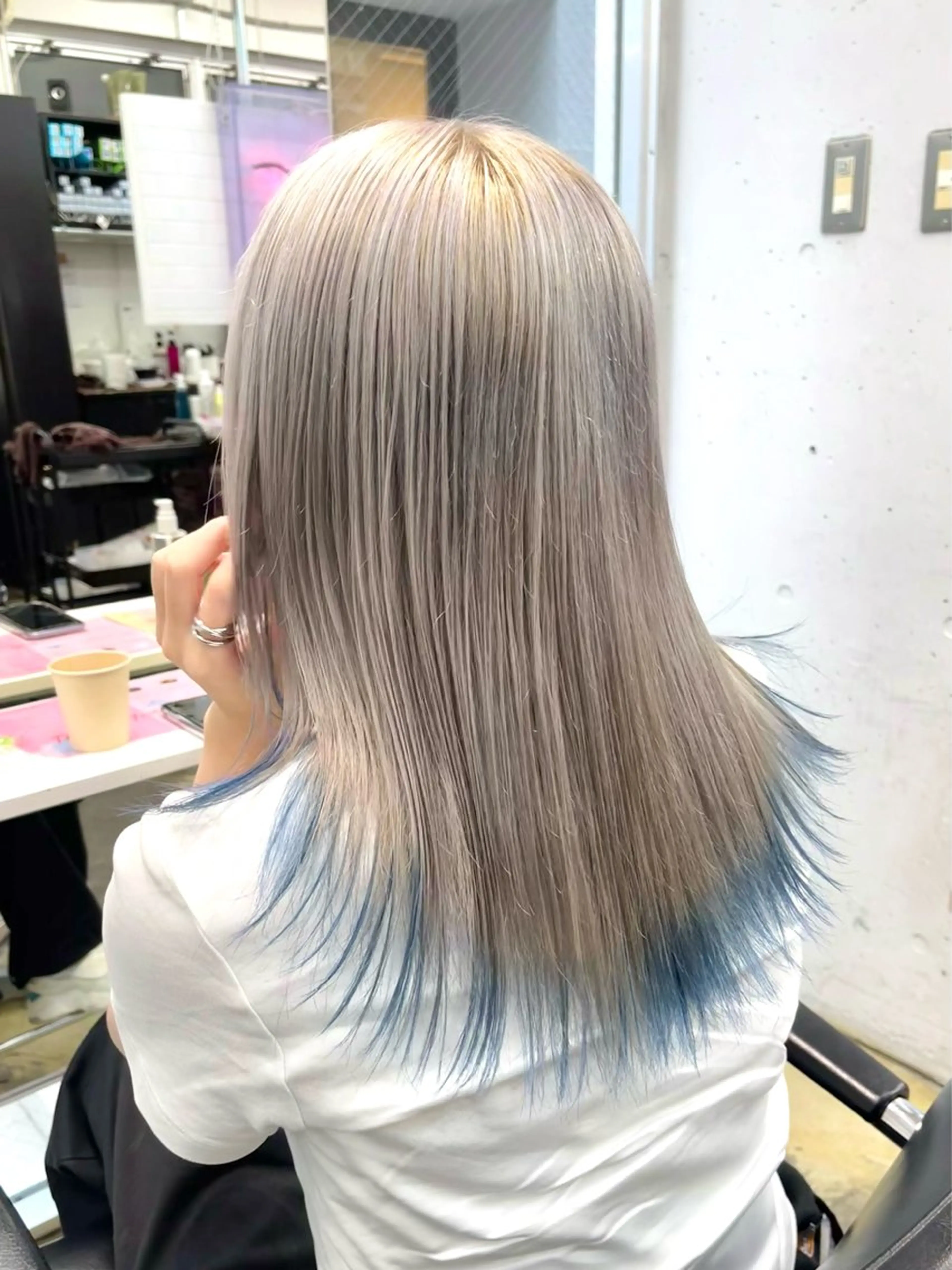ミディアム カラー マンツーマン/ハイ トーン/HIROKIのヘアスタイル