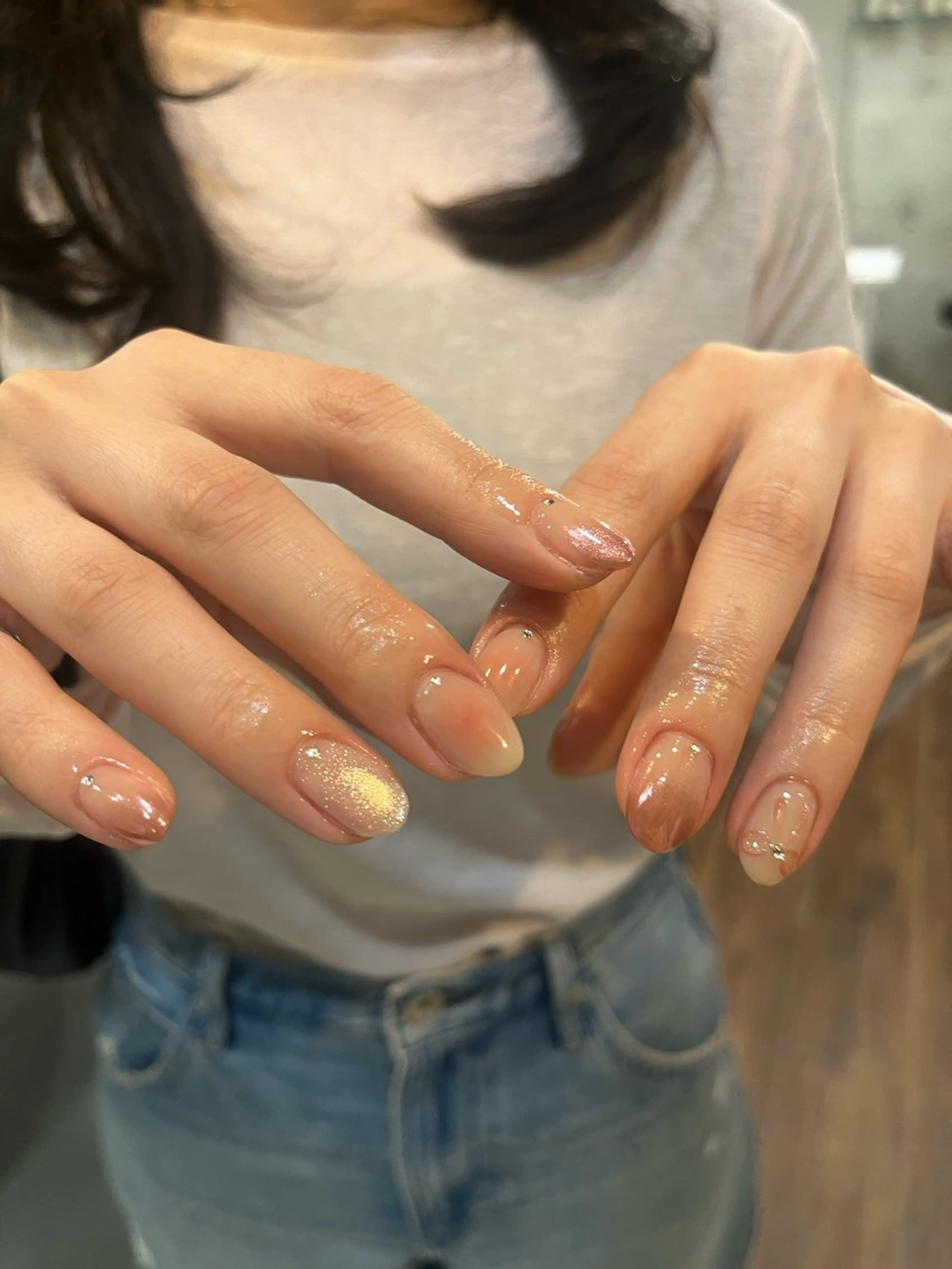 ネイル ハンドネイル 藤本 七瀬のネイルデザイン