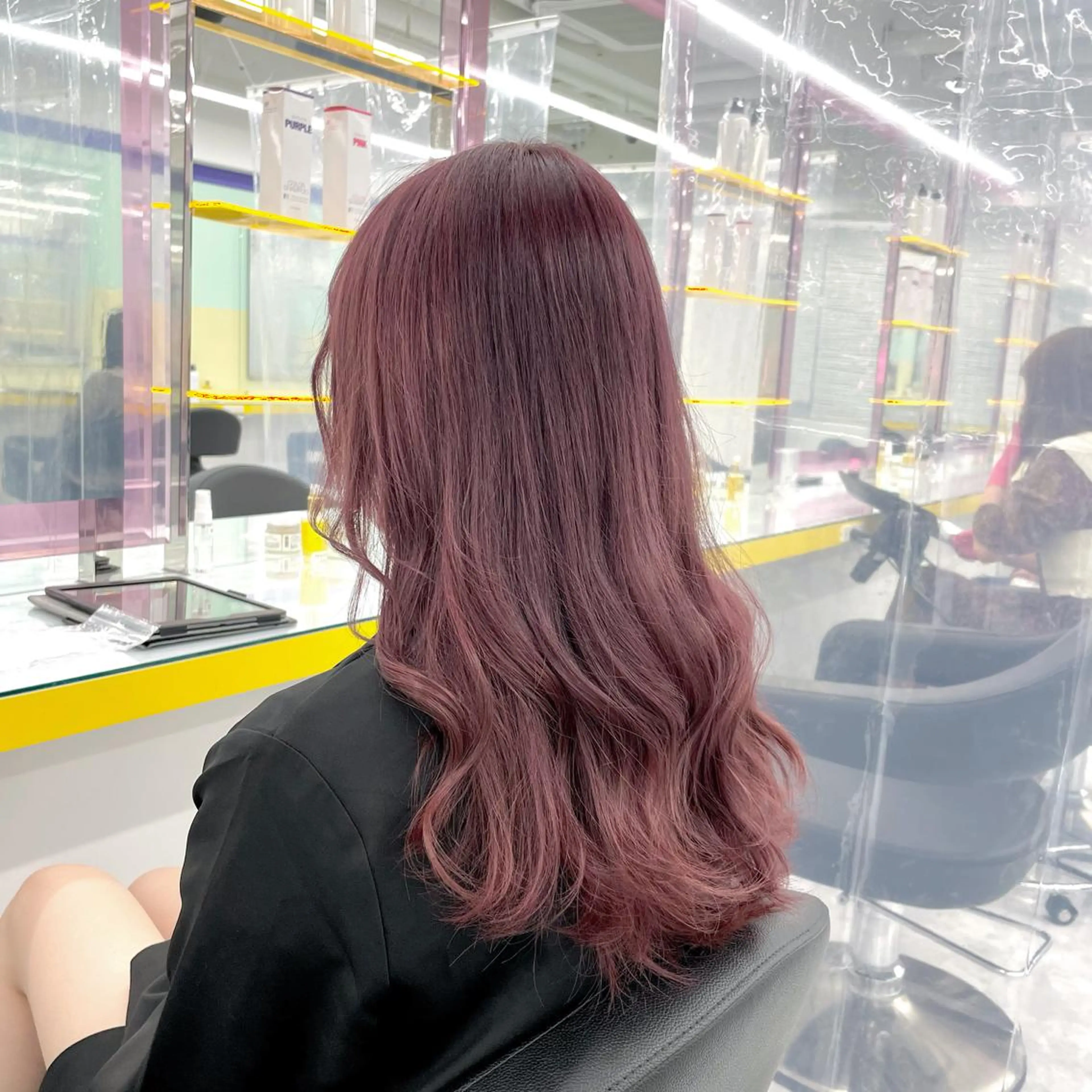 セミロング カラー ヘアアレンジ ヘアカラー 【透明感×レイヤー】 🍃RIKU🍃のヘアスタイル