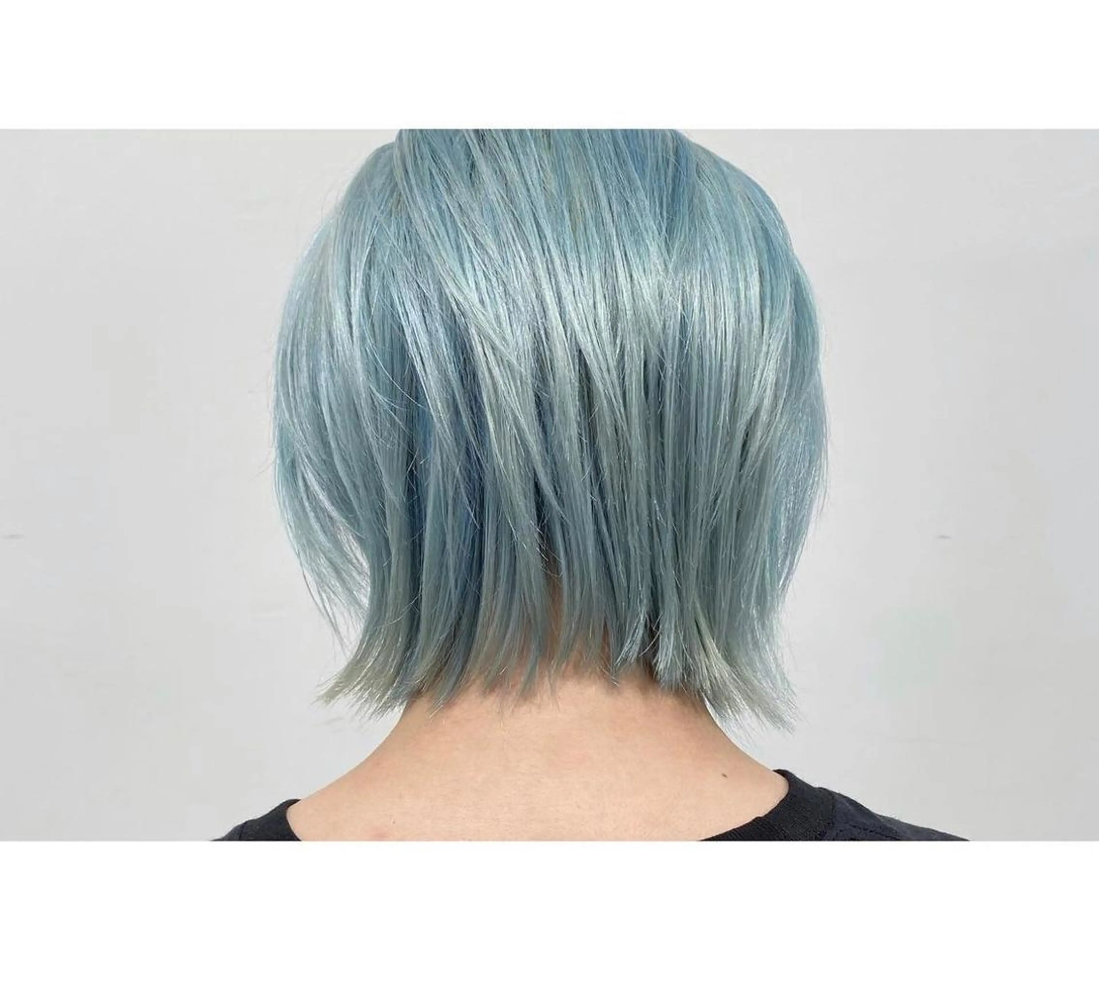 ショート カラー ヘアアレンジ メンズ ブルーカラー 【姫カット】 ナカムラコウキのヘアスタイル