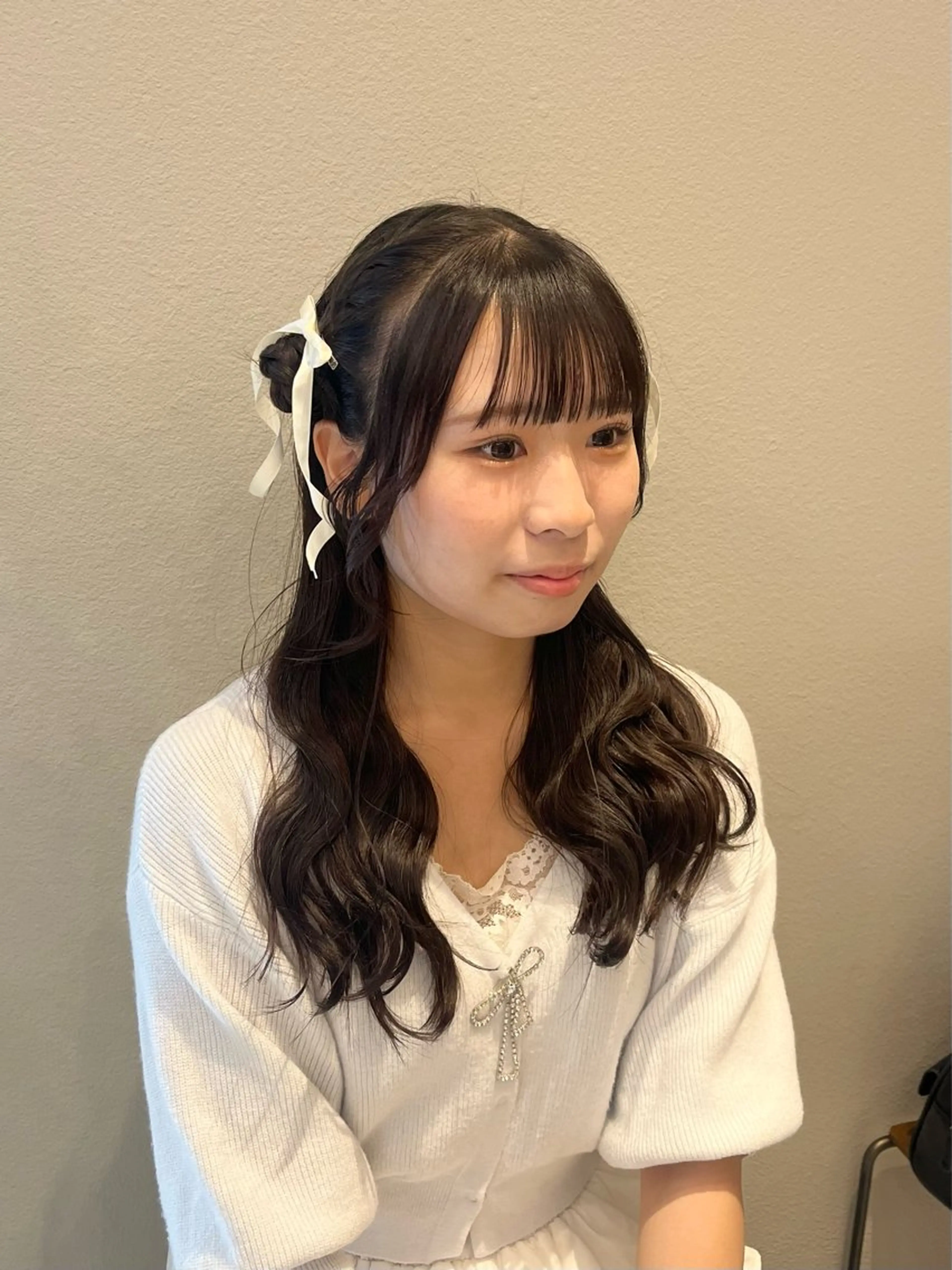 ヘアアレンジ ヘアセット 顔周り/ガーリー /ヘアメ/あつはのヘアスタイル