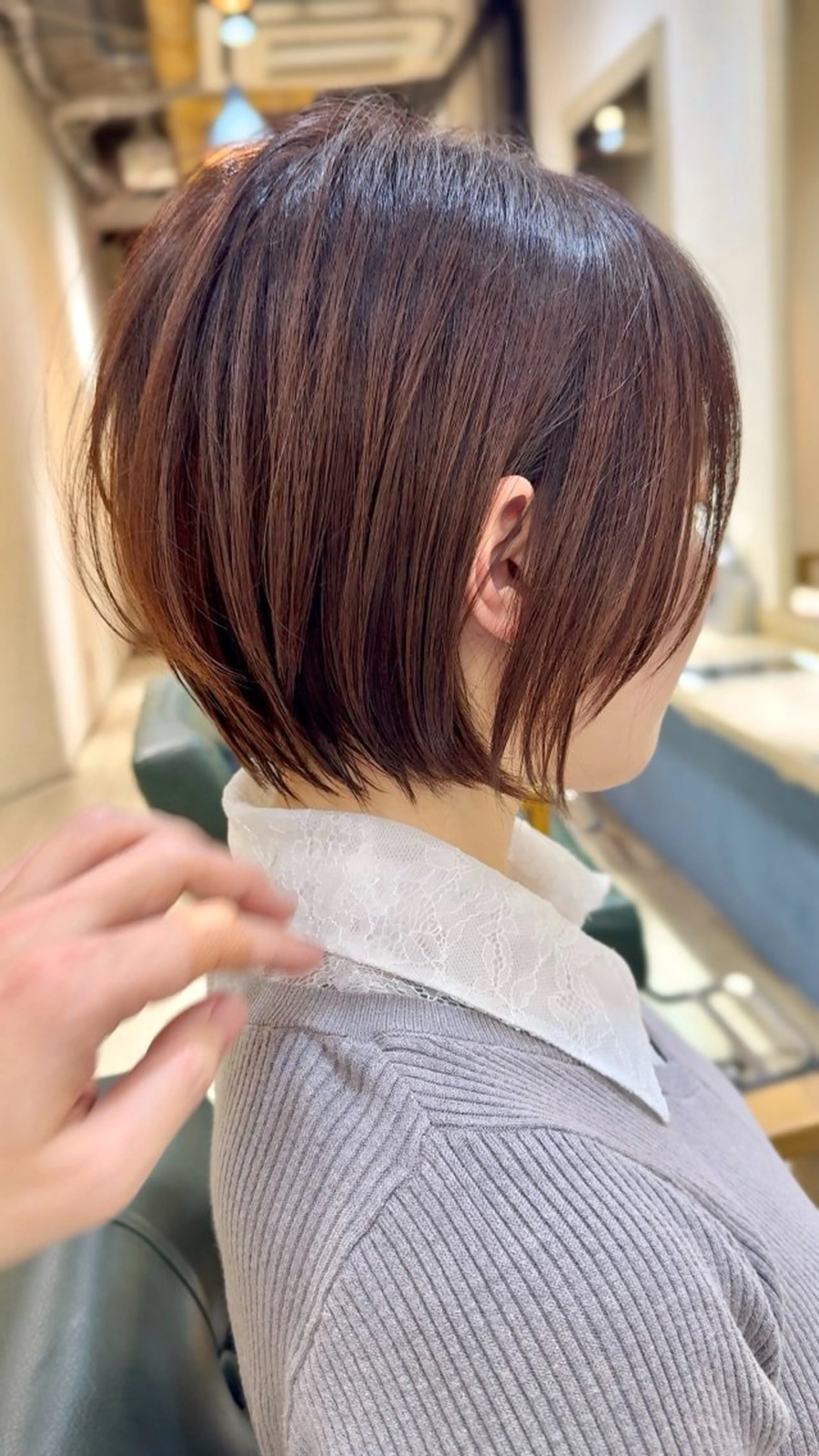 ショート ショートボブ ボブ ショートヘア 坂 直樹のヘアスタイル